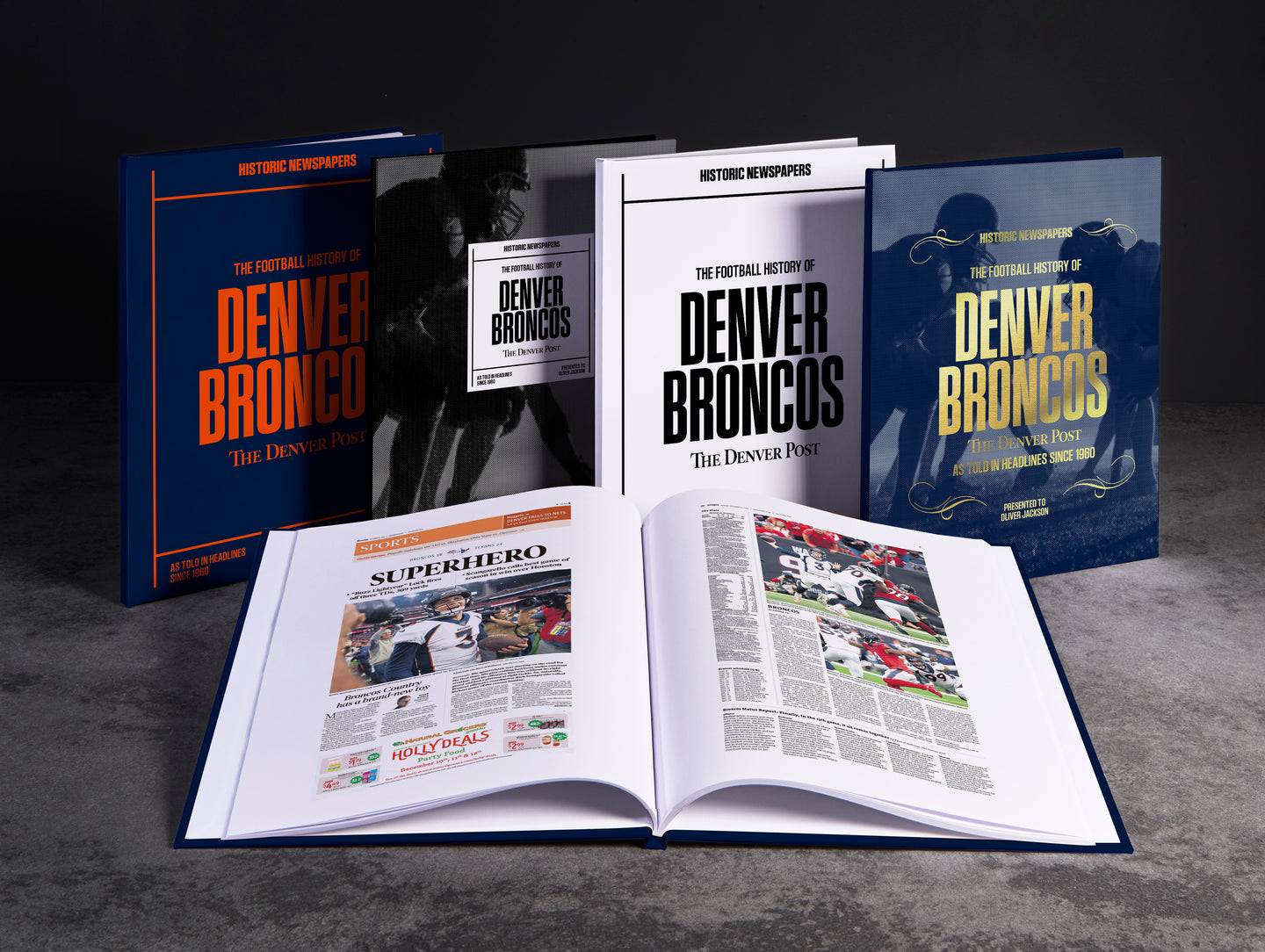 The Football History of Denver Broncos Denver Post Edition Book