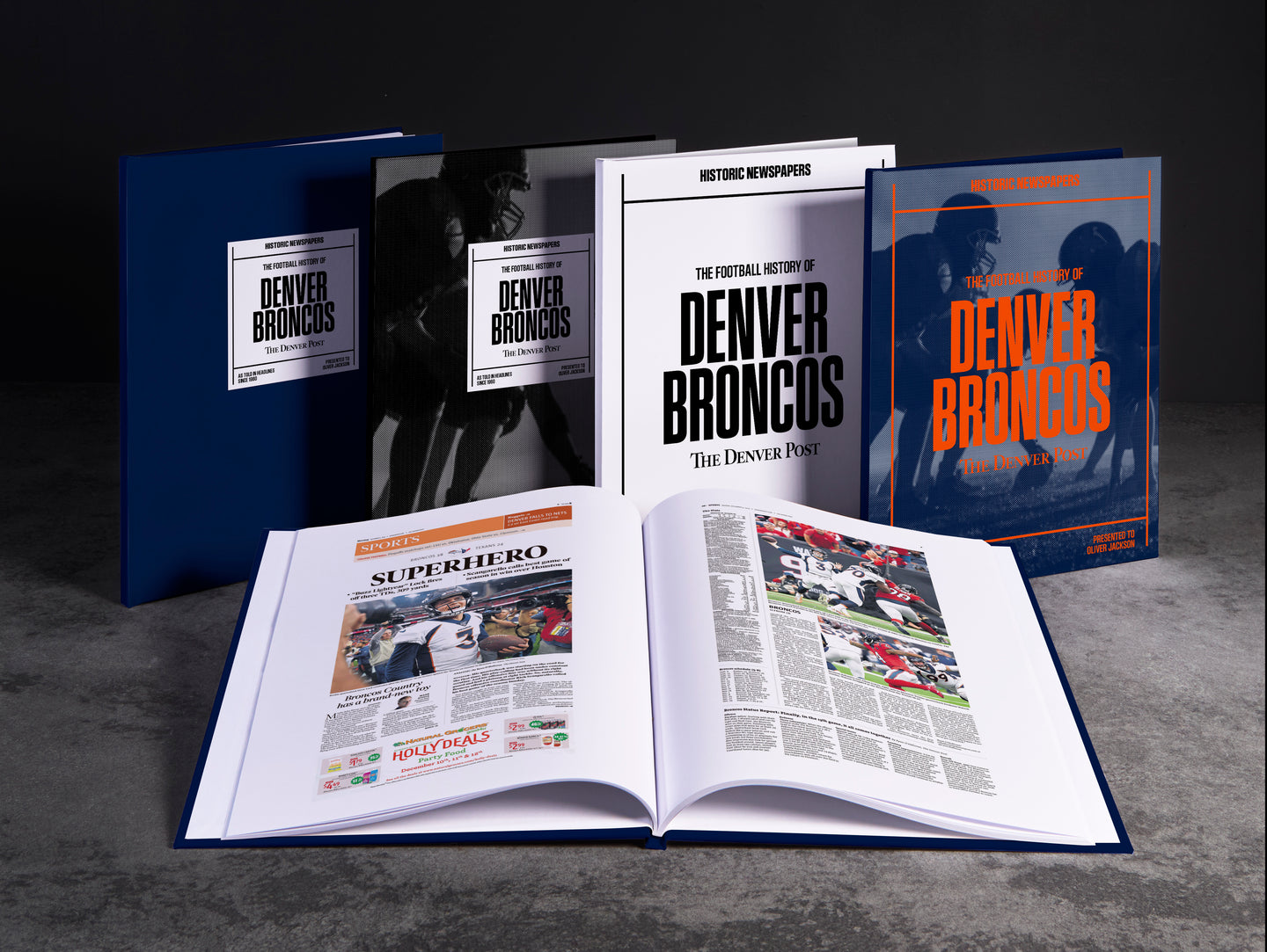 The Football History of Denver Broncos Denver Post Edition Book