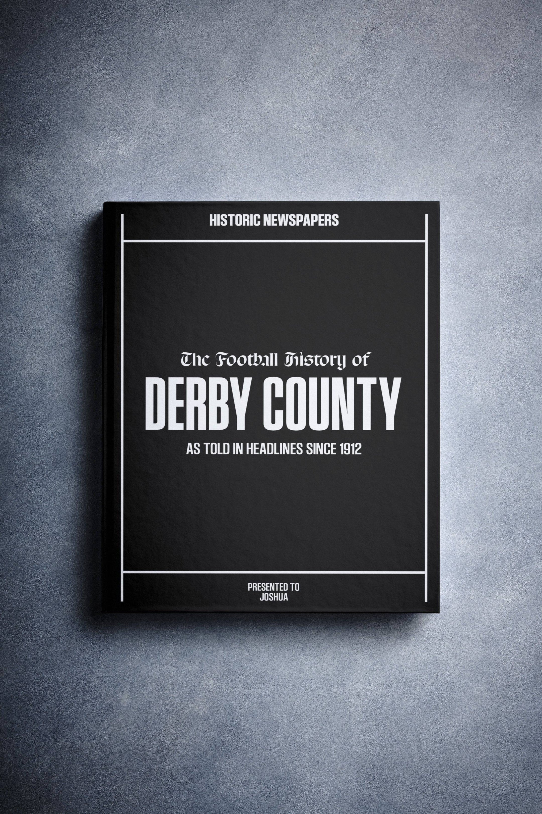 The Football History of Derby Book - Historic Newspapers
