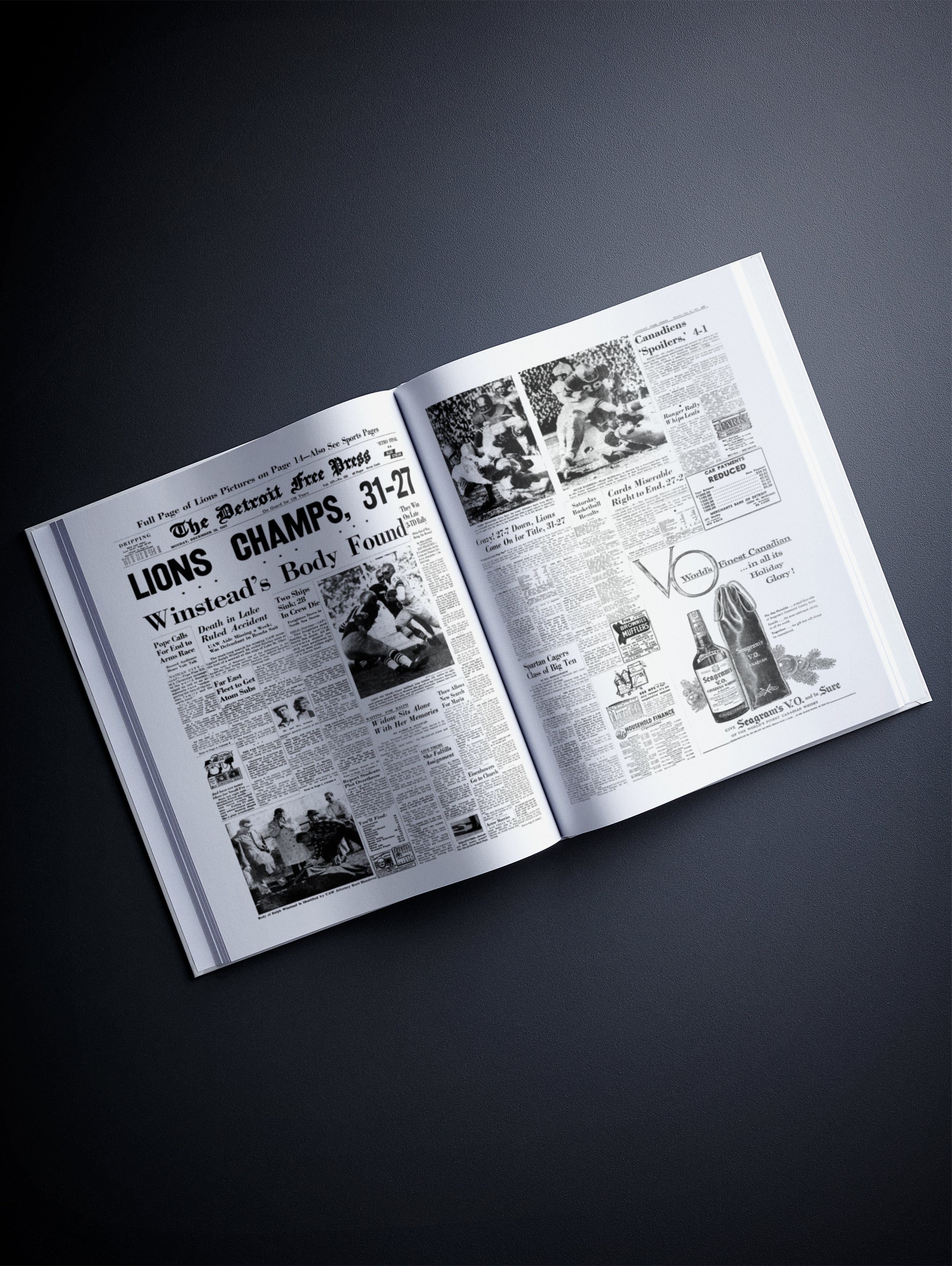 The US Football History of Detroit Lions - Historic Newspapers