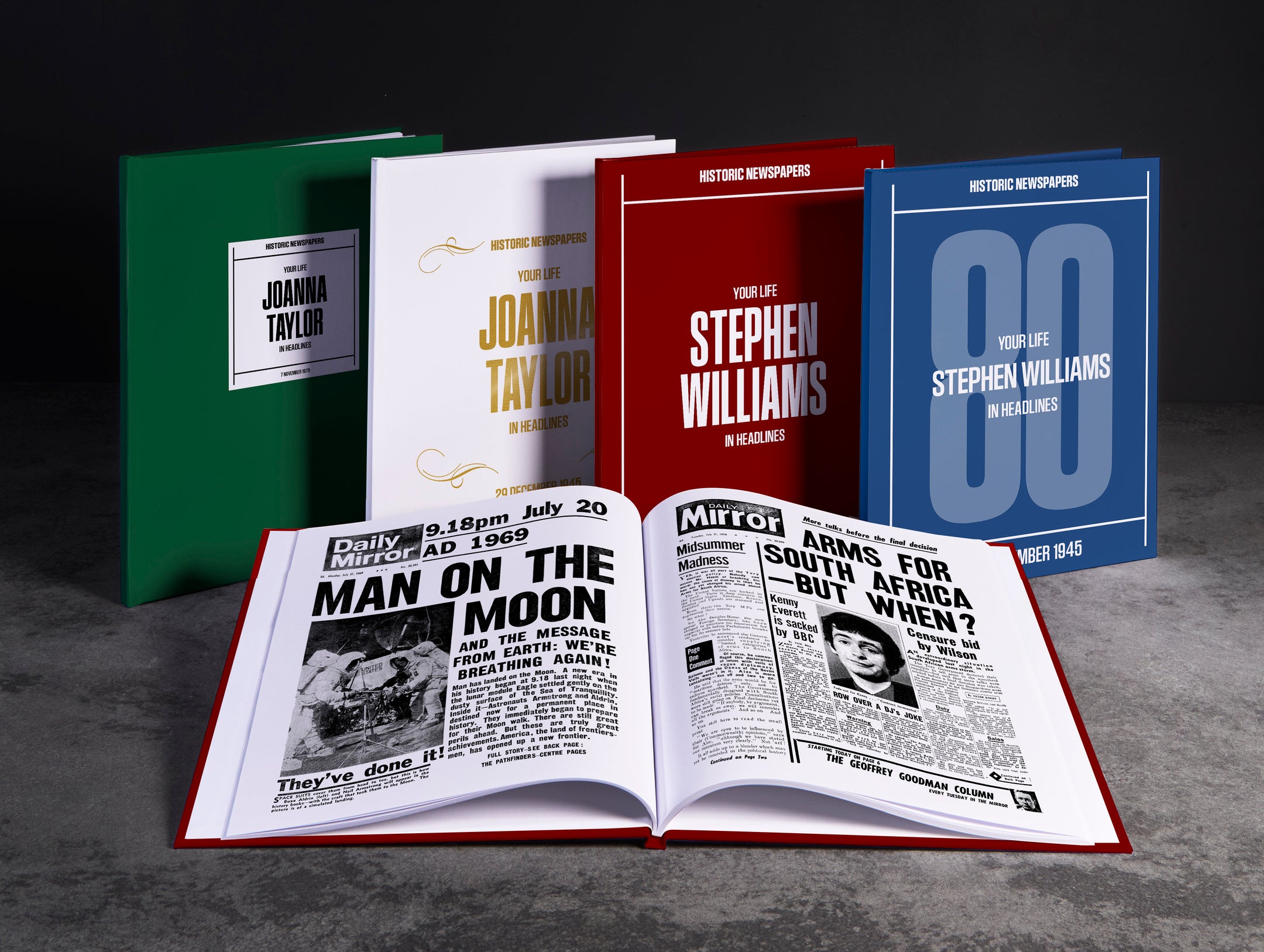 Personalised Birthday Newspaper Book