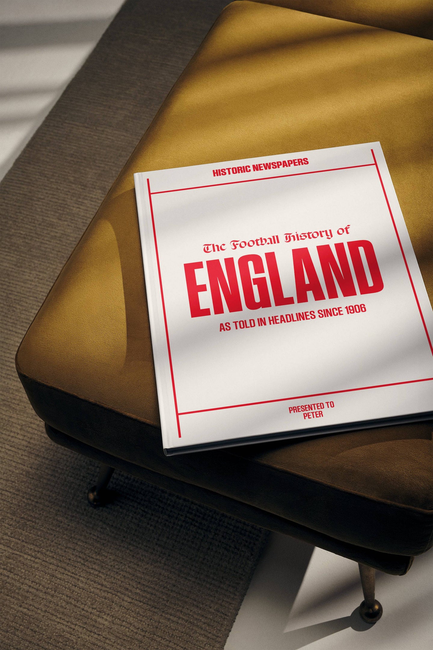 The Football History of England Book - Historic Newspapers