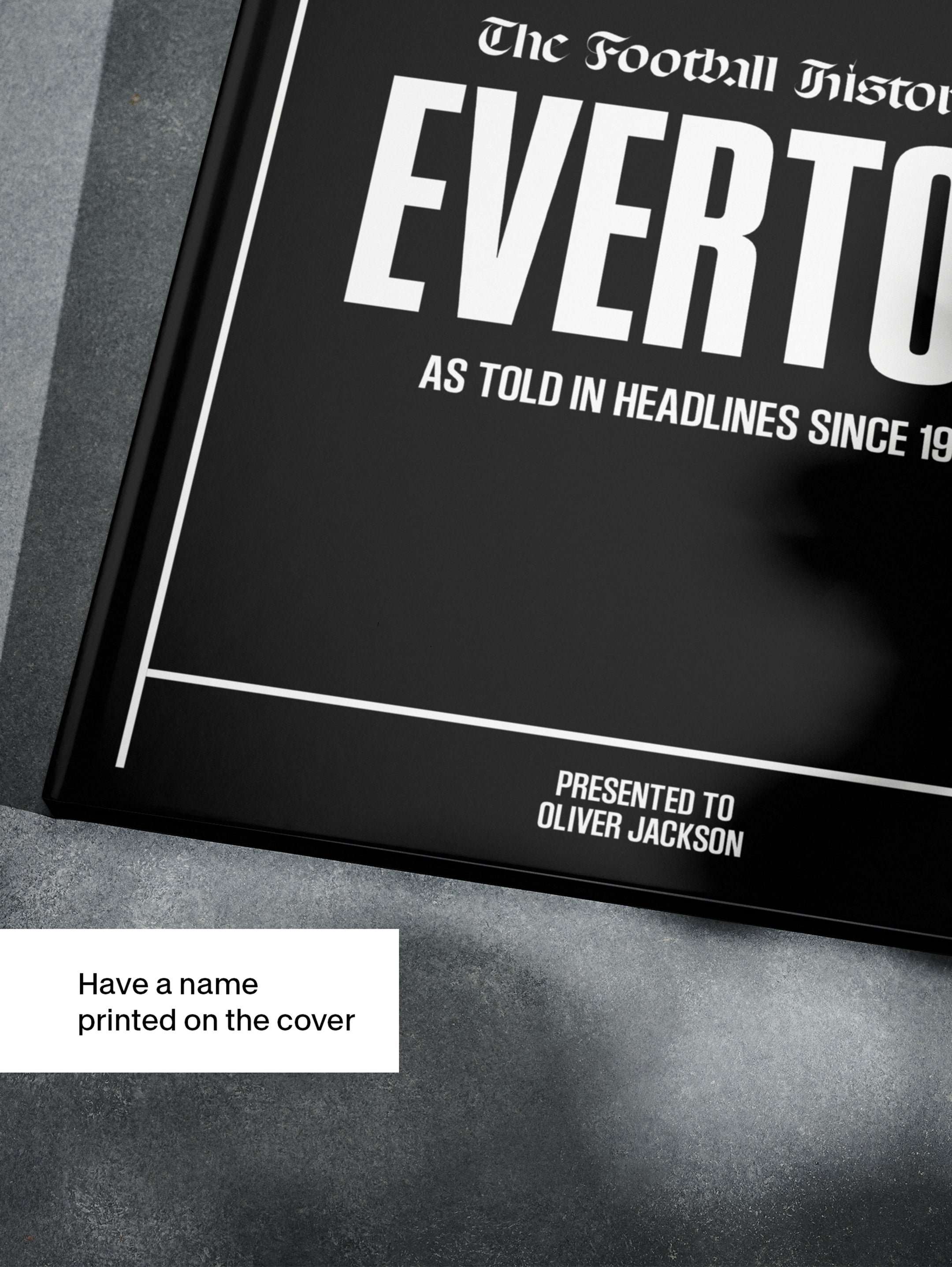 The Football History of Everton Book - Historic Newspapers