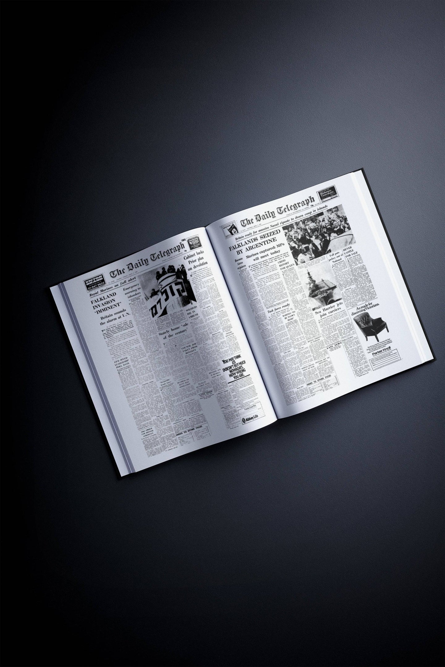 The Story of Falklands War Telegraph Edition Book