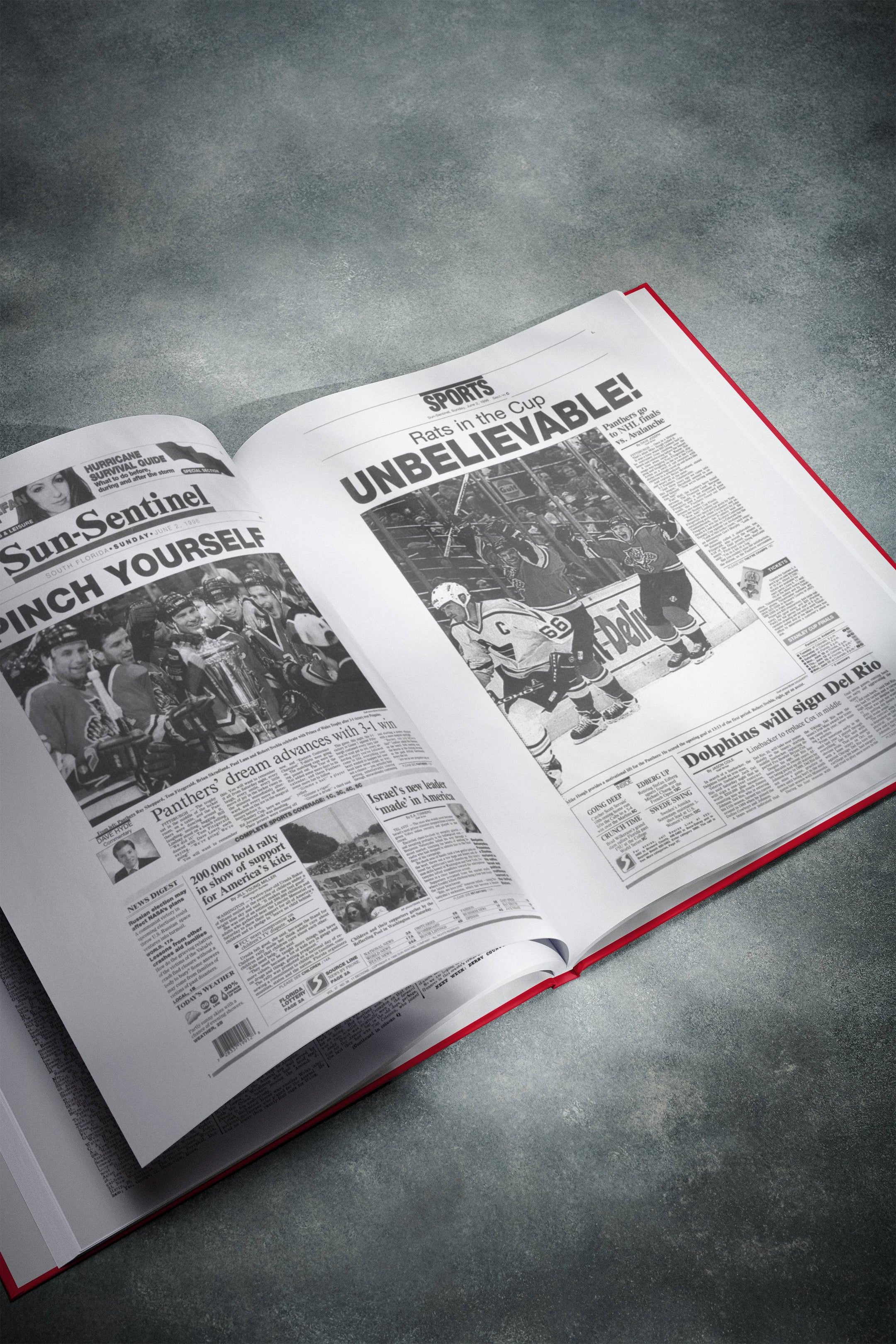 The Hockey History of Florida Panthers Sun Sentinel Edition - Historic Newspapers