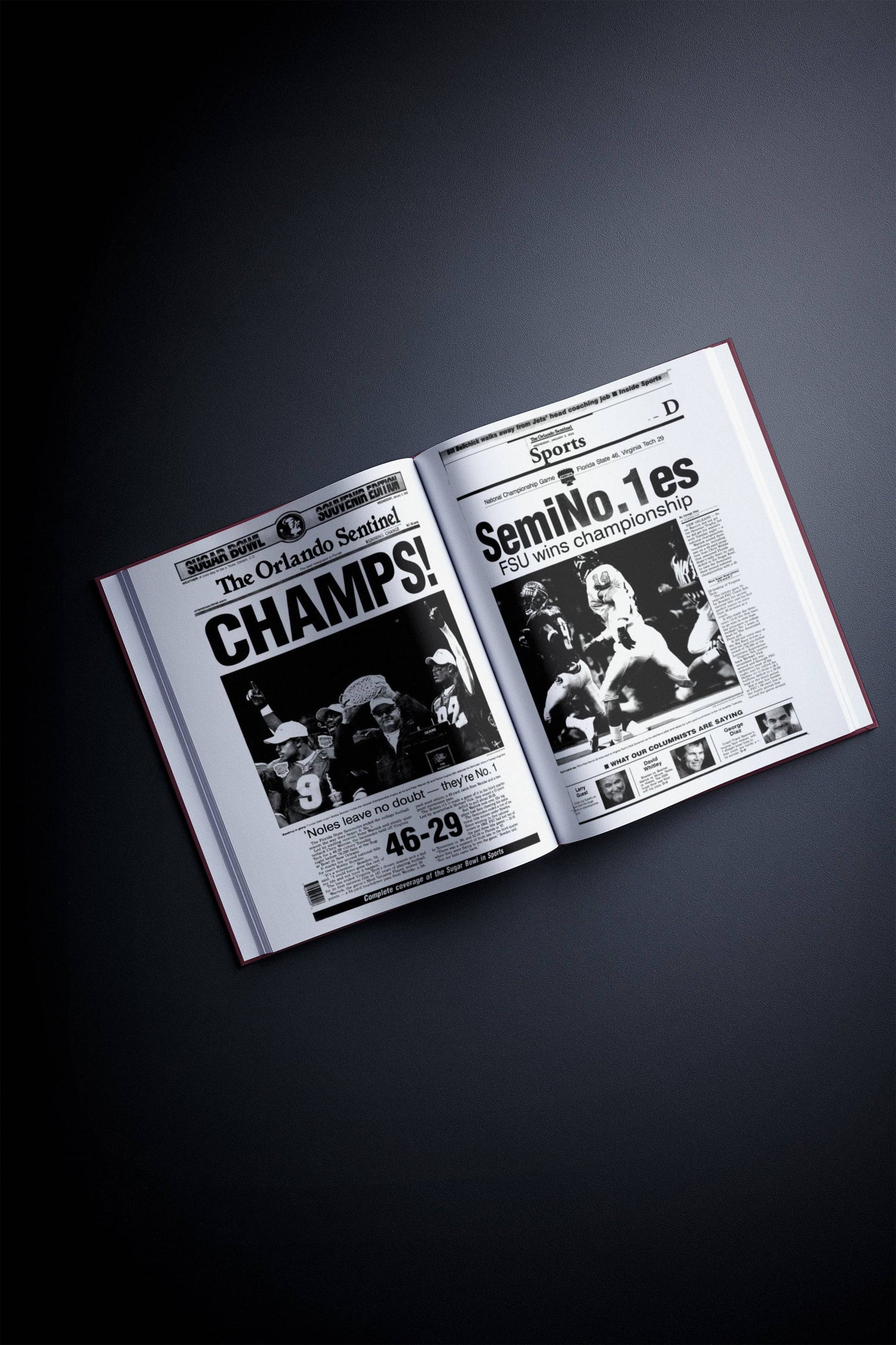 The College Football History of Florida State Seminoles Orlando Sentinel Edition