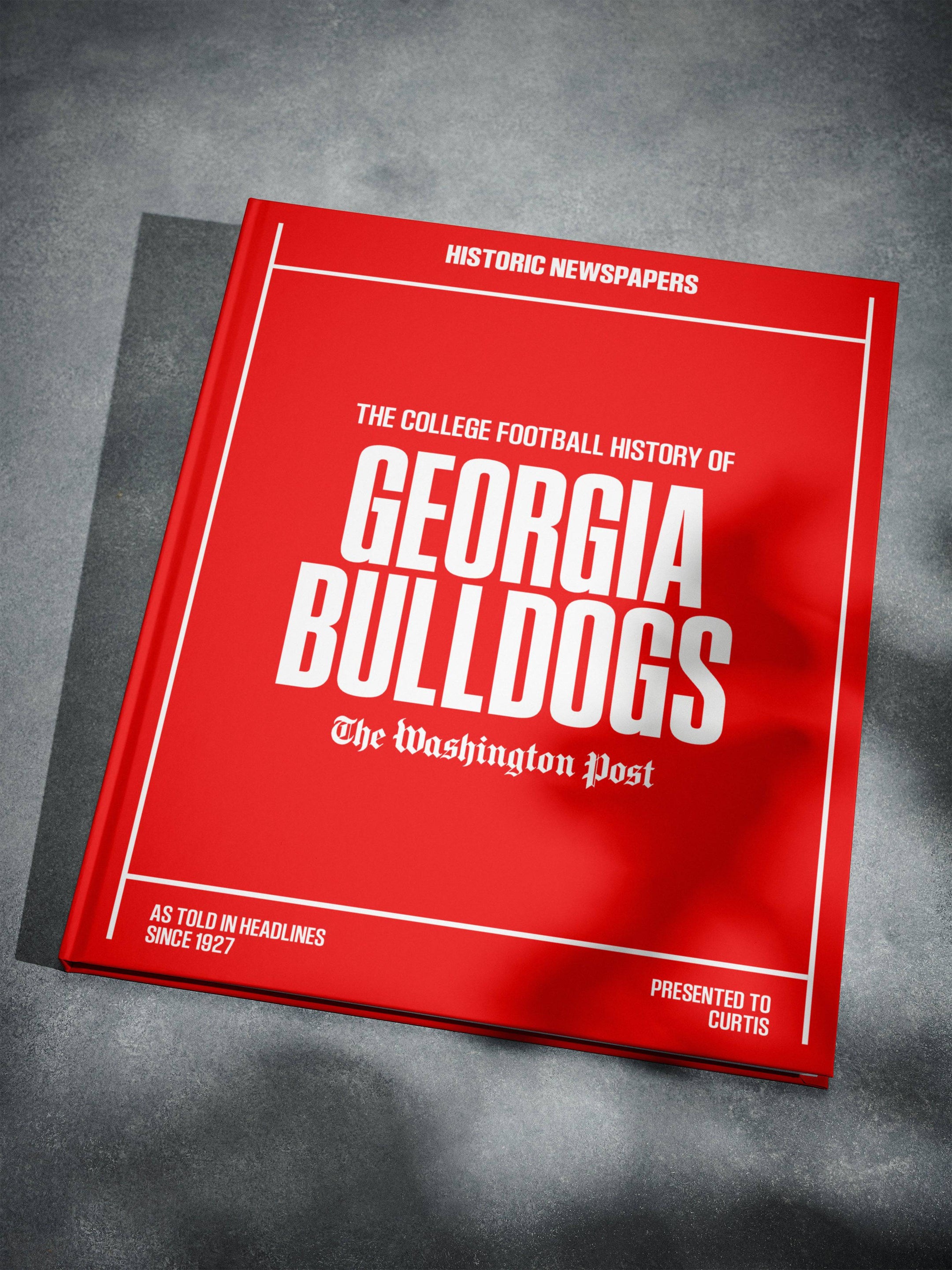 The College Football History of Georgia Bulldogs Washington Post Edition - Historic Newspapers