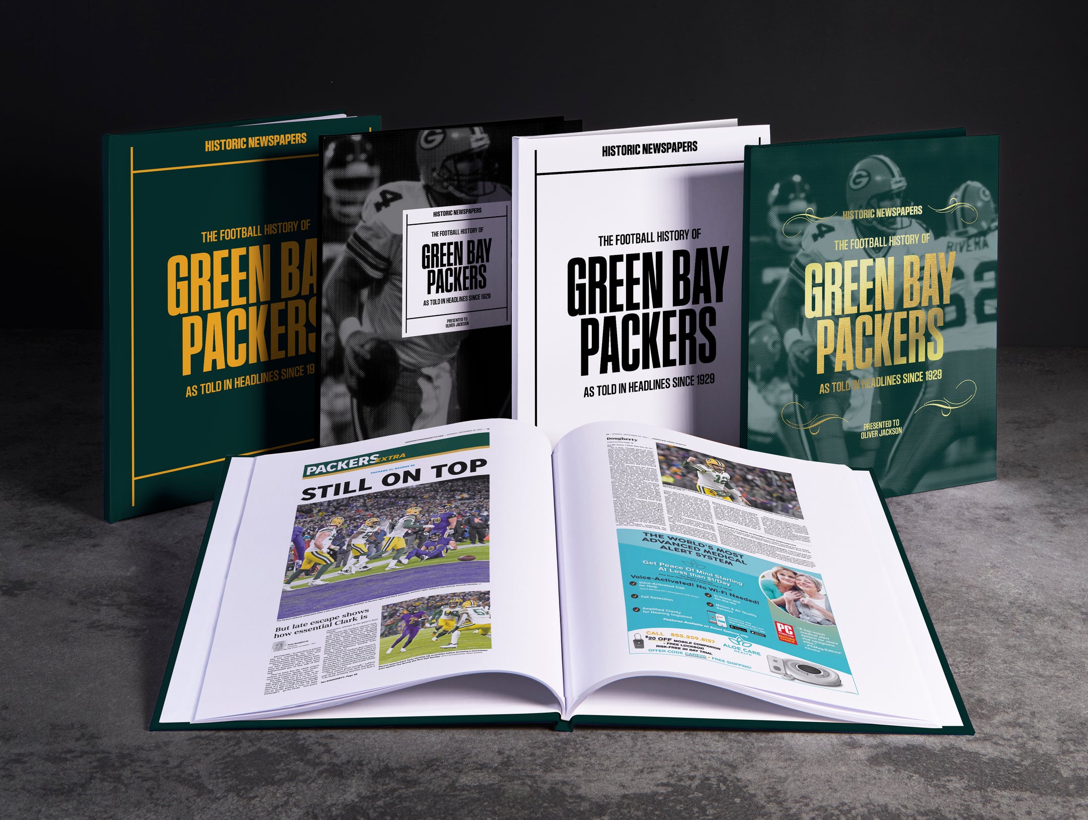 The US Football History of Green Bay Packers Book