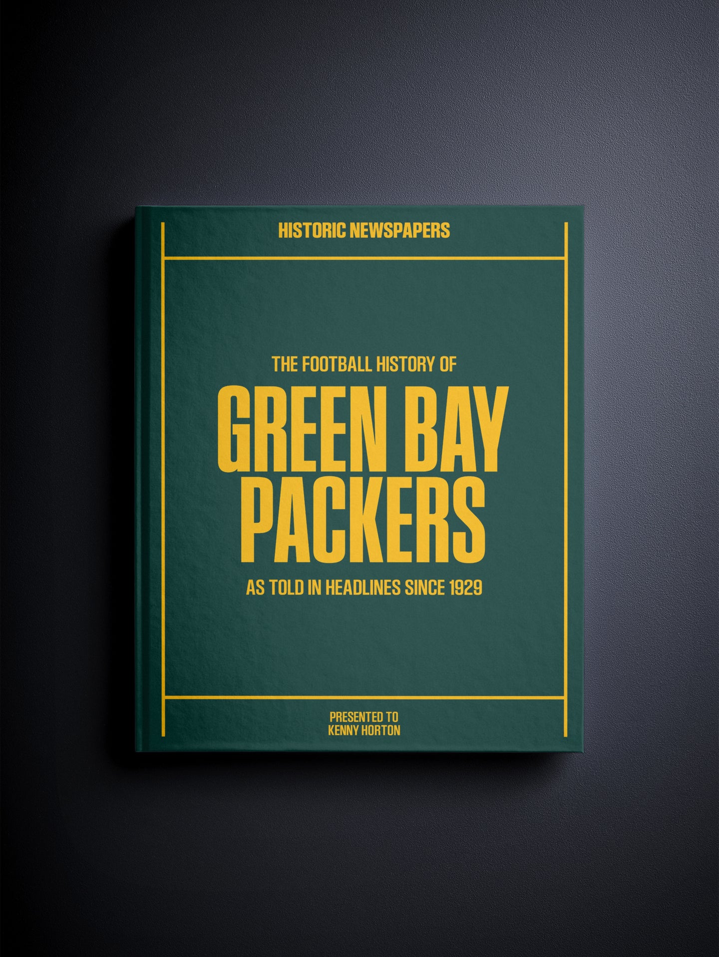 The Football History of Green Bay Packers Book