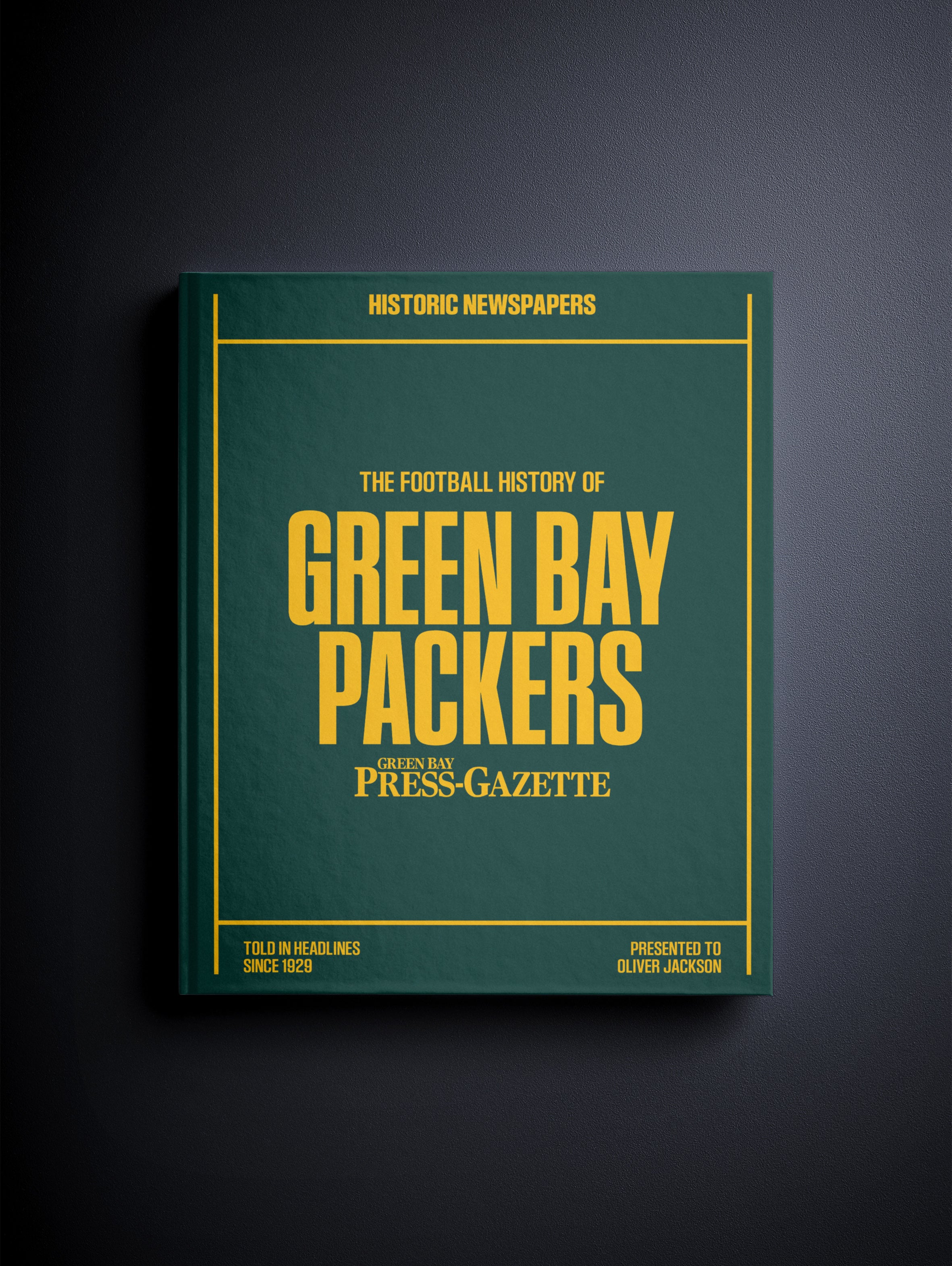 Green Bay Packers Gifts - Football History Book