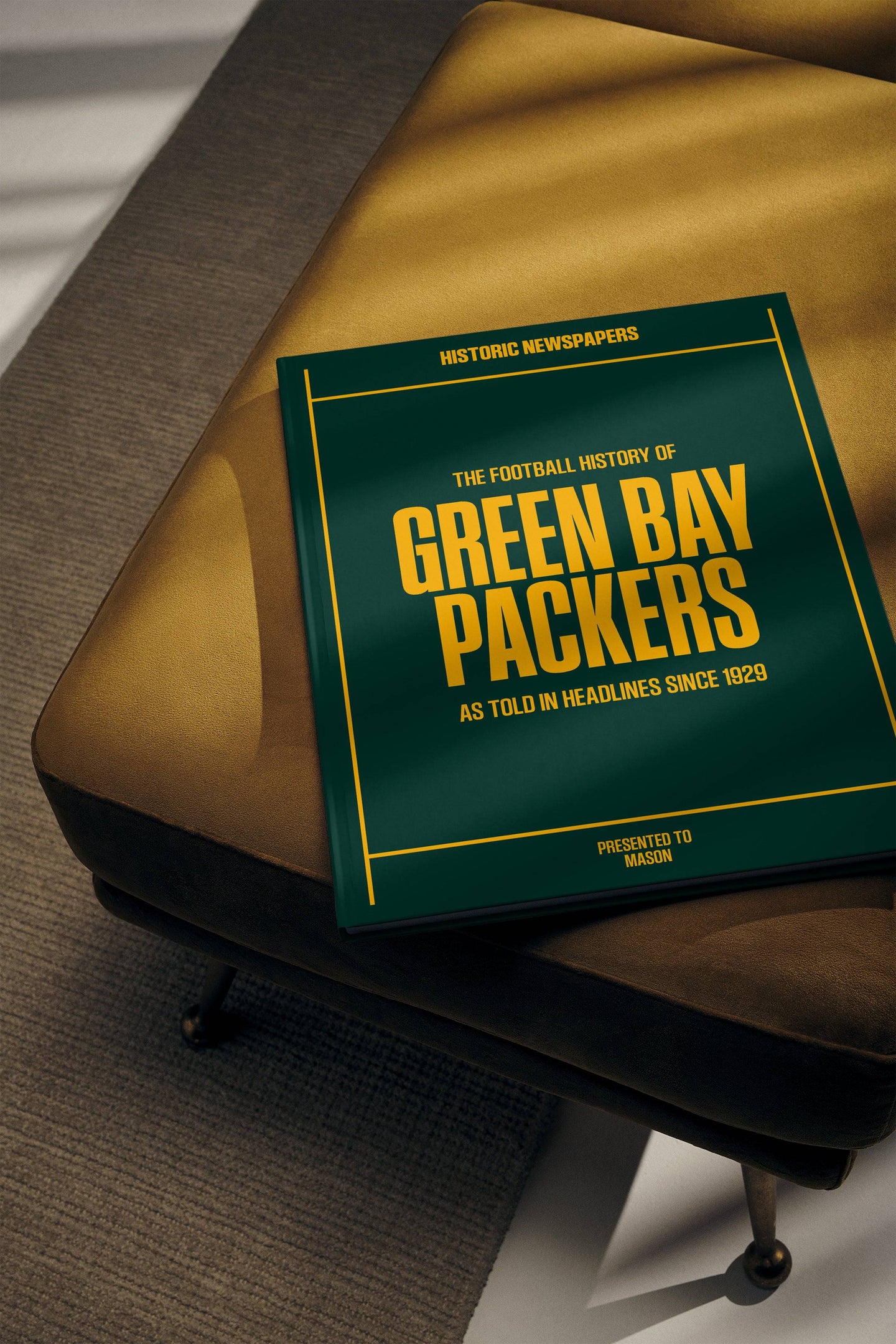 The US Football History of Green Bay Packers Book - Historic Newspapers