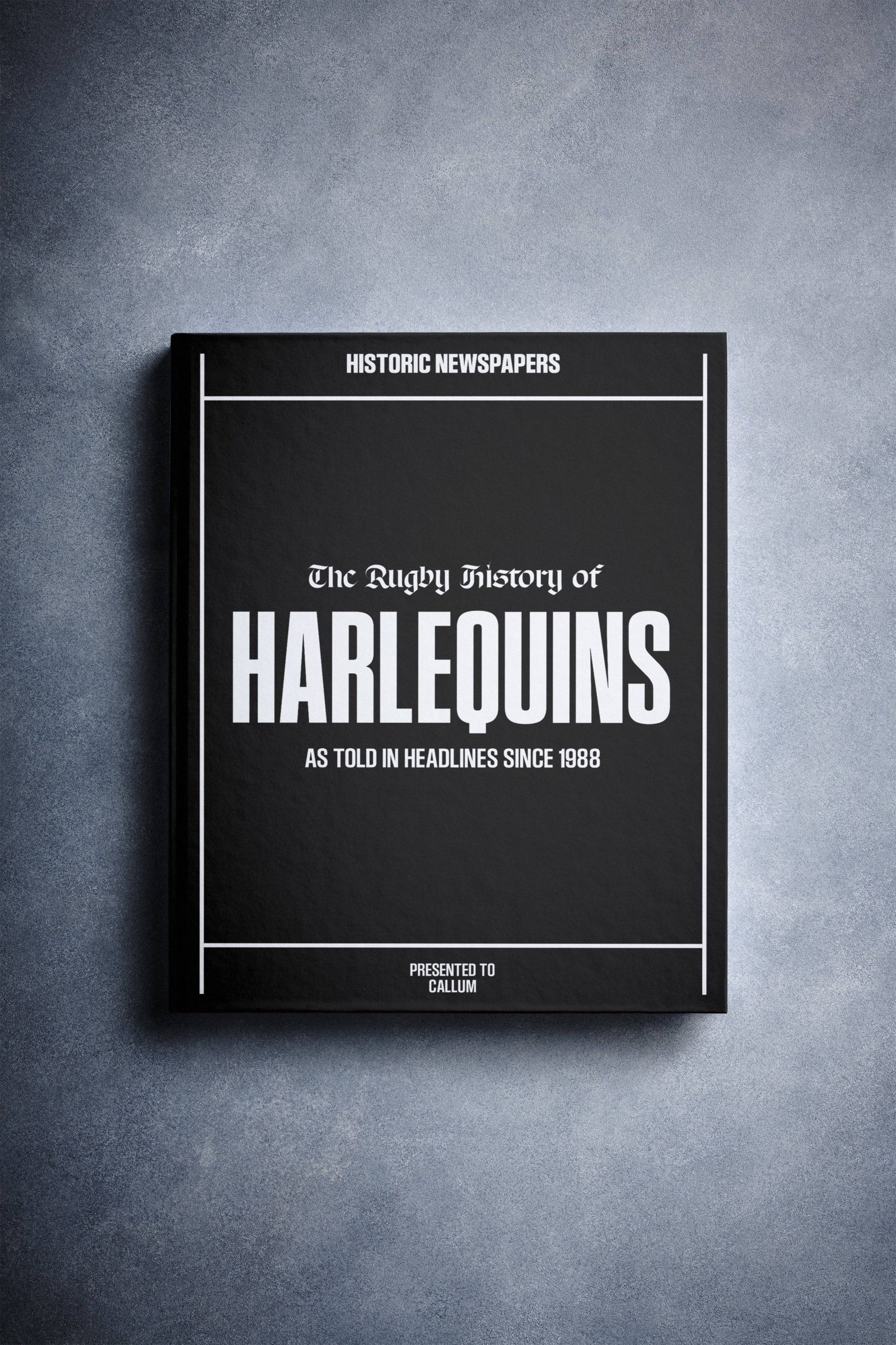 The Rugby History of Harlequins Book - Historic Newspapers