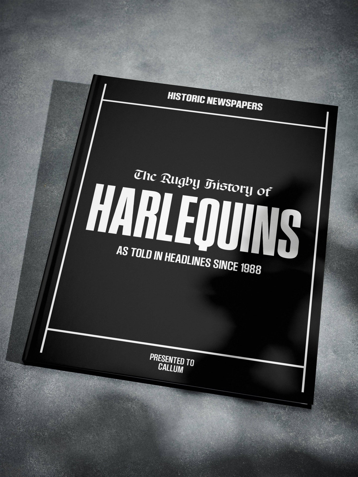 The Rugby History of Harlequins Book - Historic Newspapers