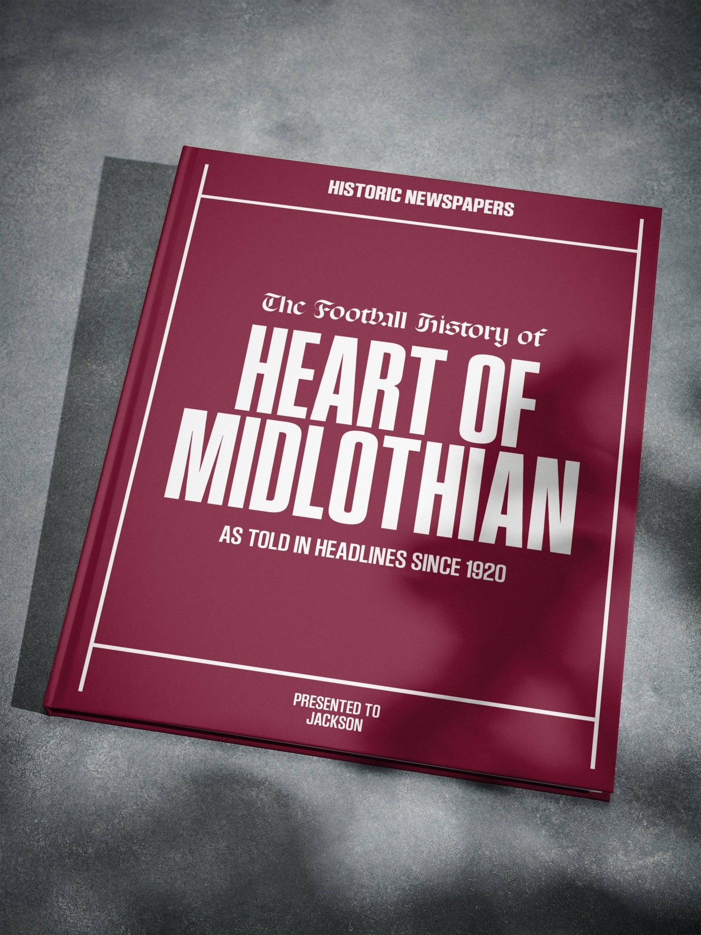 The Football History of Heart of Midlothian Book - Historic Newspapers