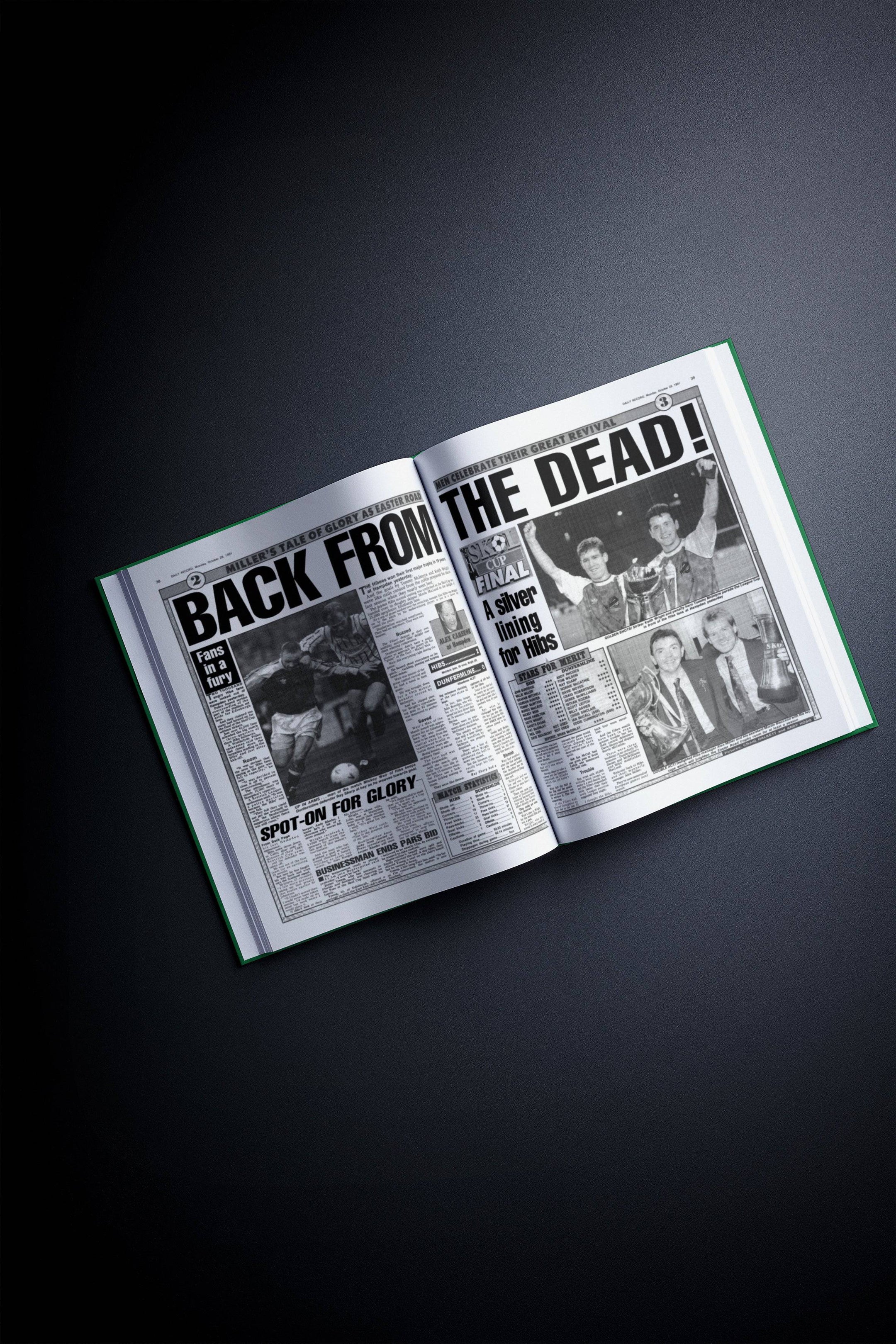 The Football History of Hibernian Book - Historic Newspapers