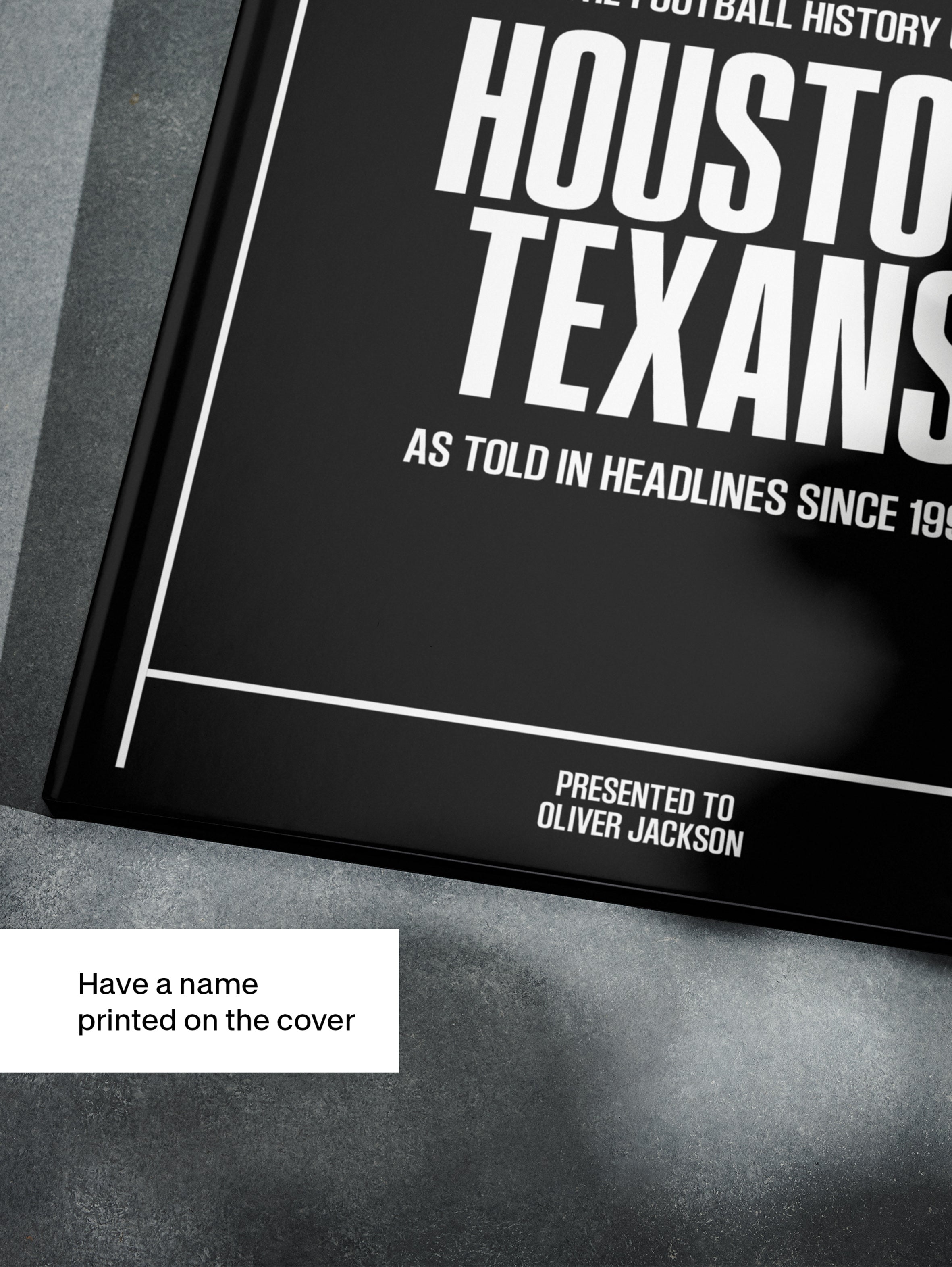 Houston Texans Gifts - History Of Football Books