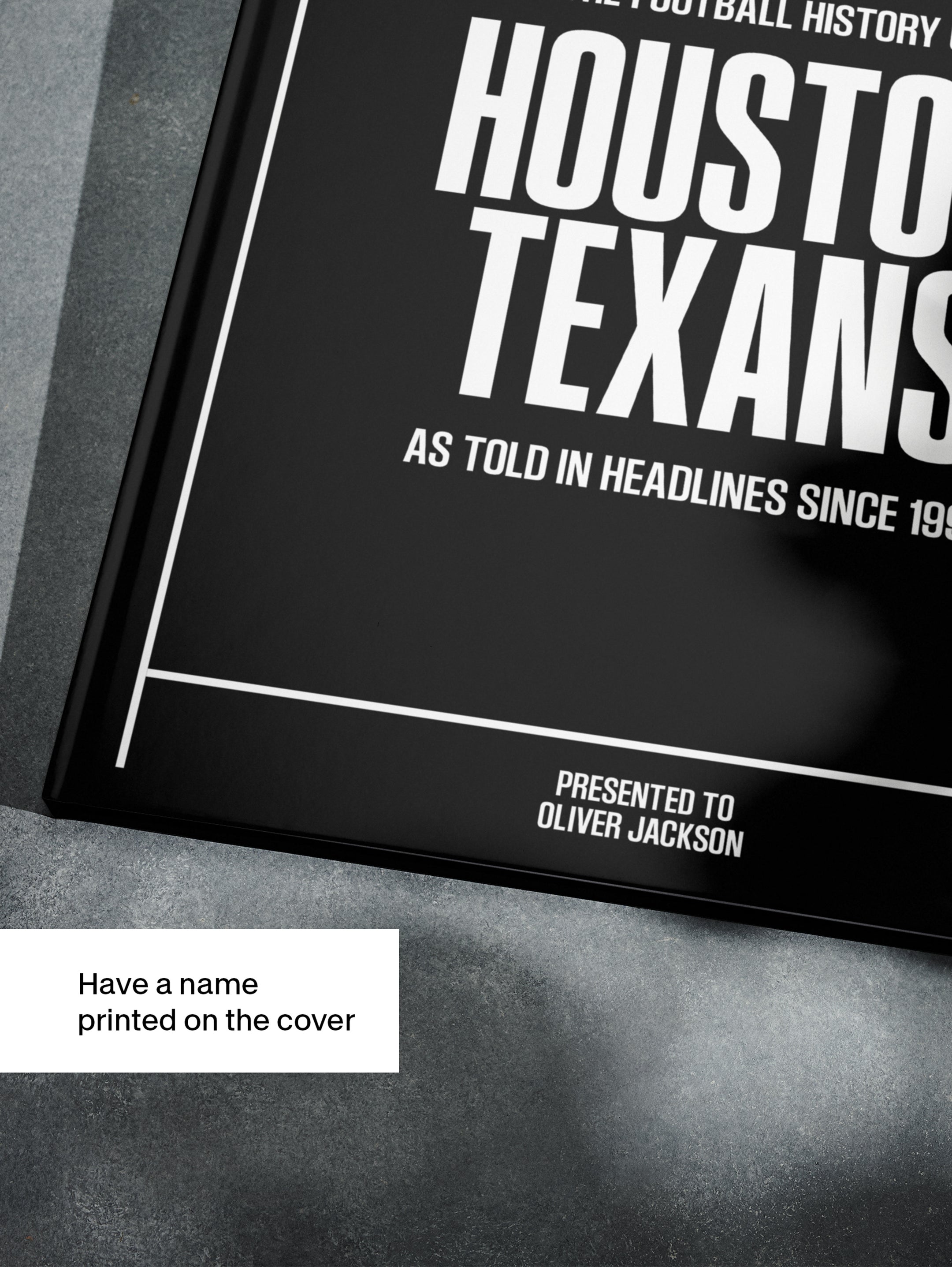 The US Football History of Houston Texans Book - Historic Newspapers