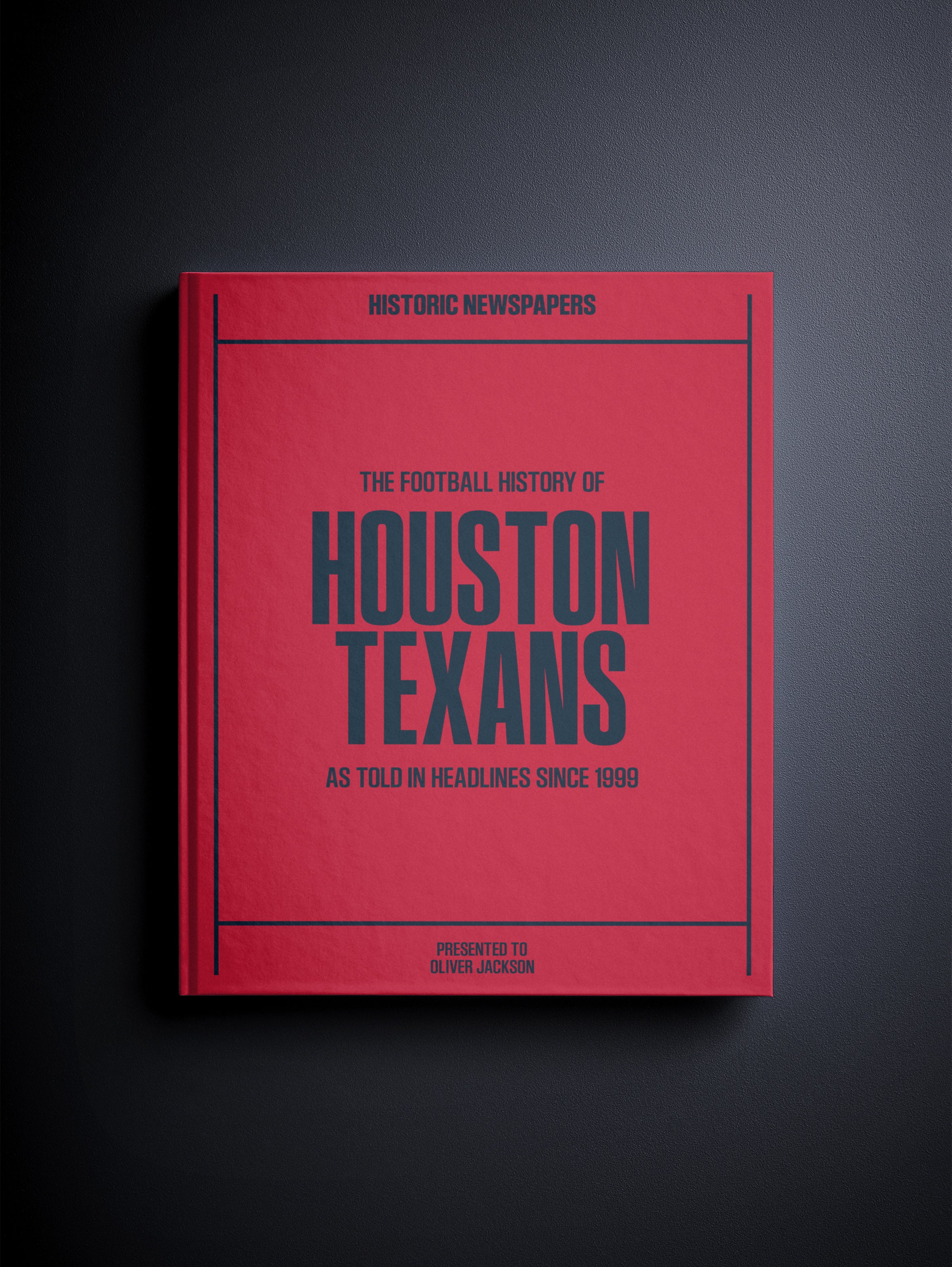 Houston Texans Football History Books | Historic Newspapers