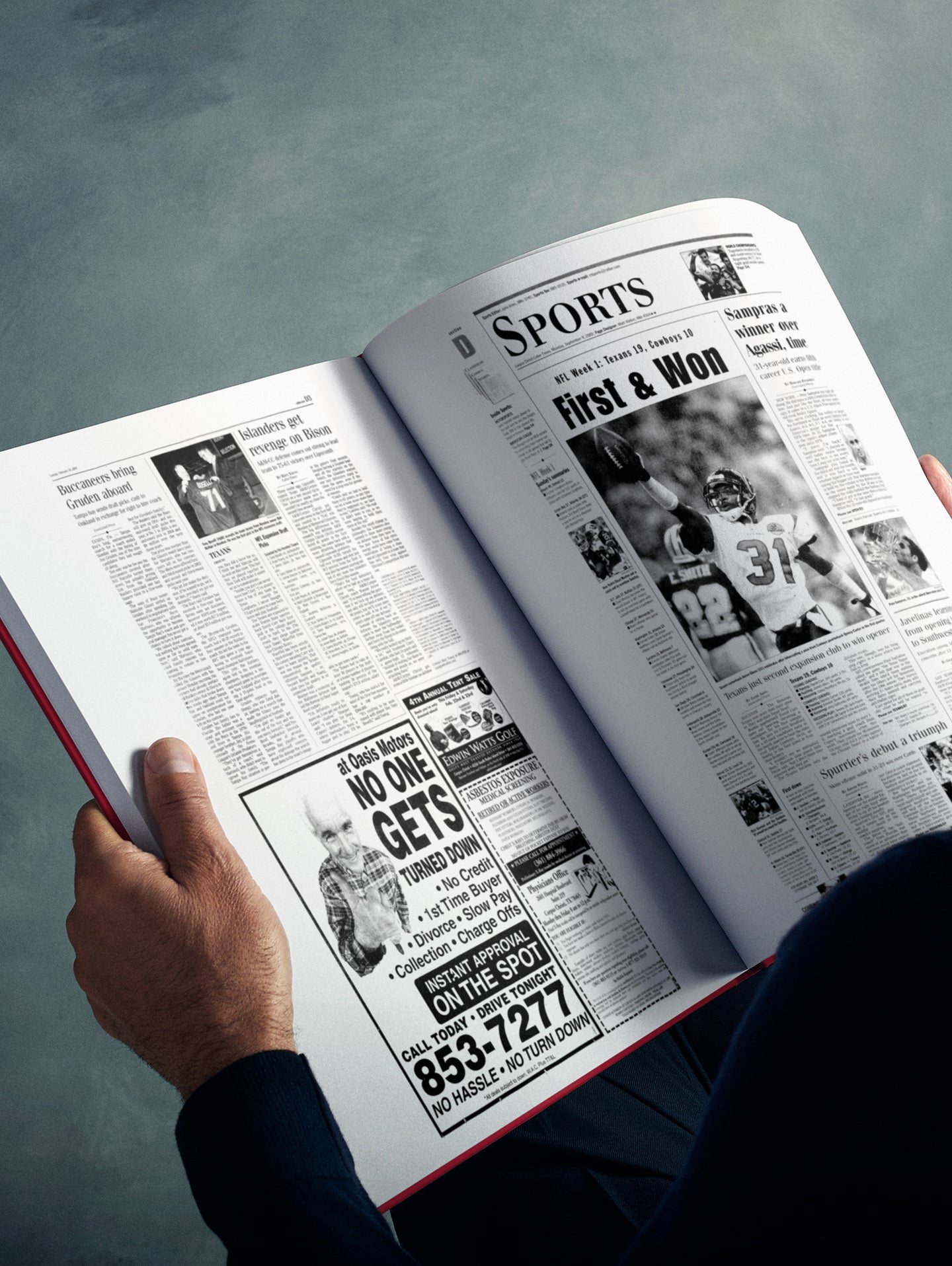 The US Football History of Houston Texans Book - Historic Newspapers
