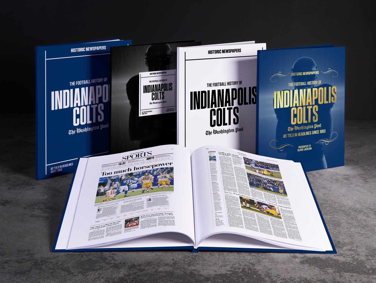 The Football History of Indianapolis Colts Washington Post Edition Book