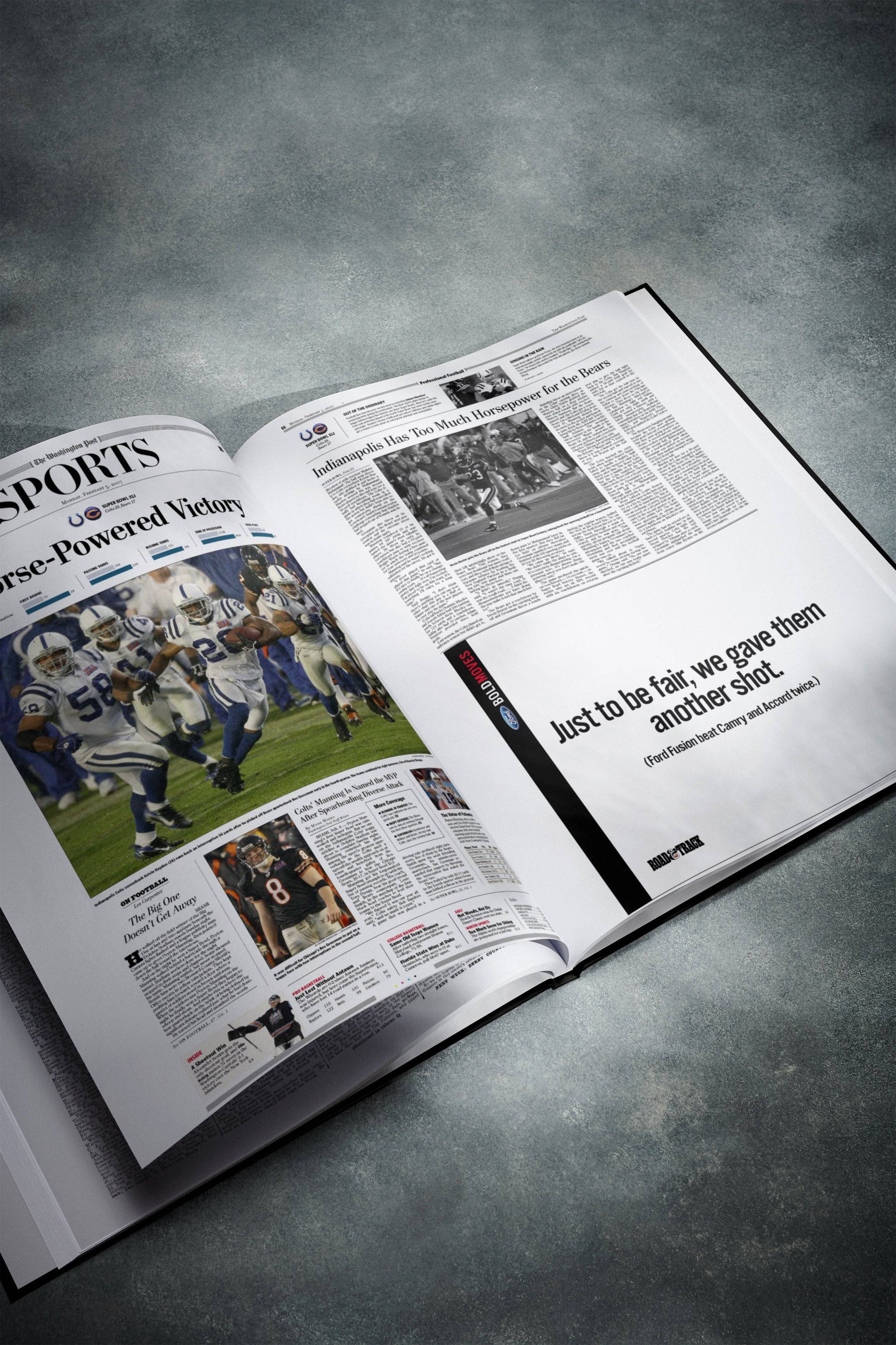 The US Football History of Indianapolis Colts Washington Post Edition Book