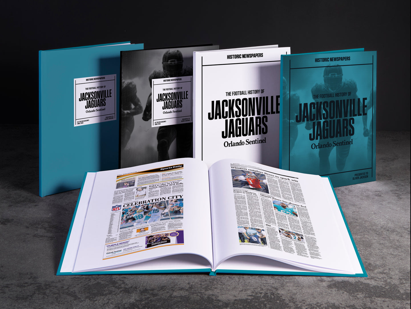 The Football History of Jacksonville Jaguars Orlando Sentinel Edition Book