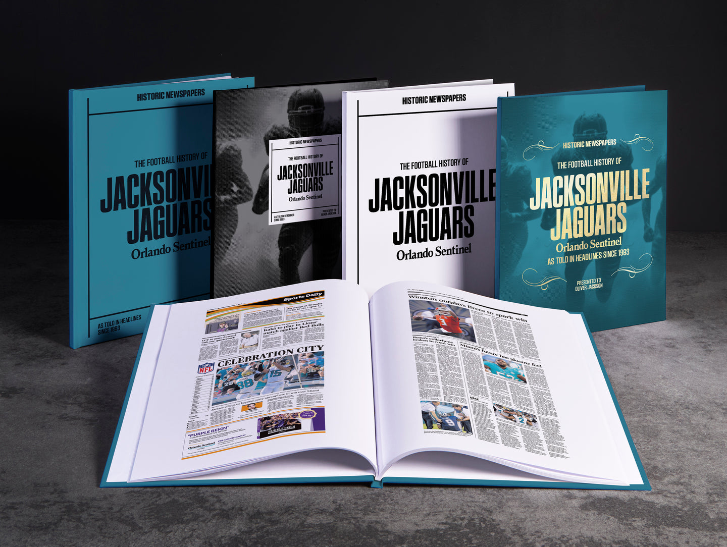 The Football History of Jacksonville Jaguars Orlando Sentinel Edition Book