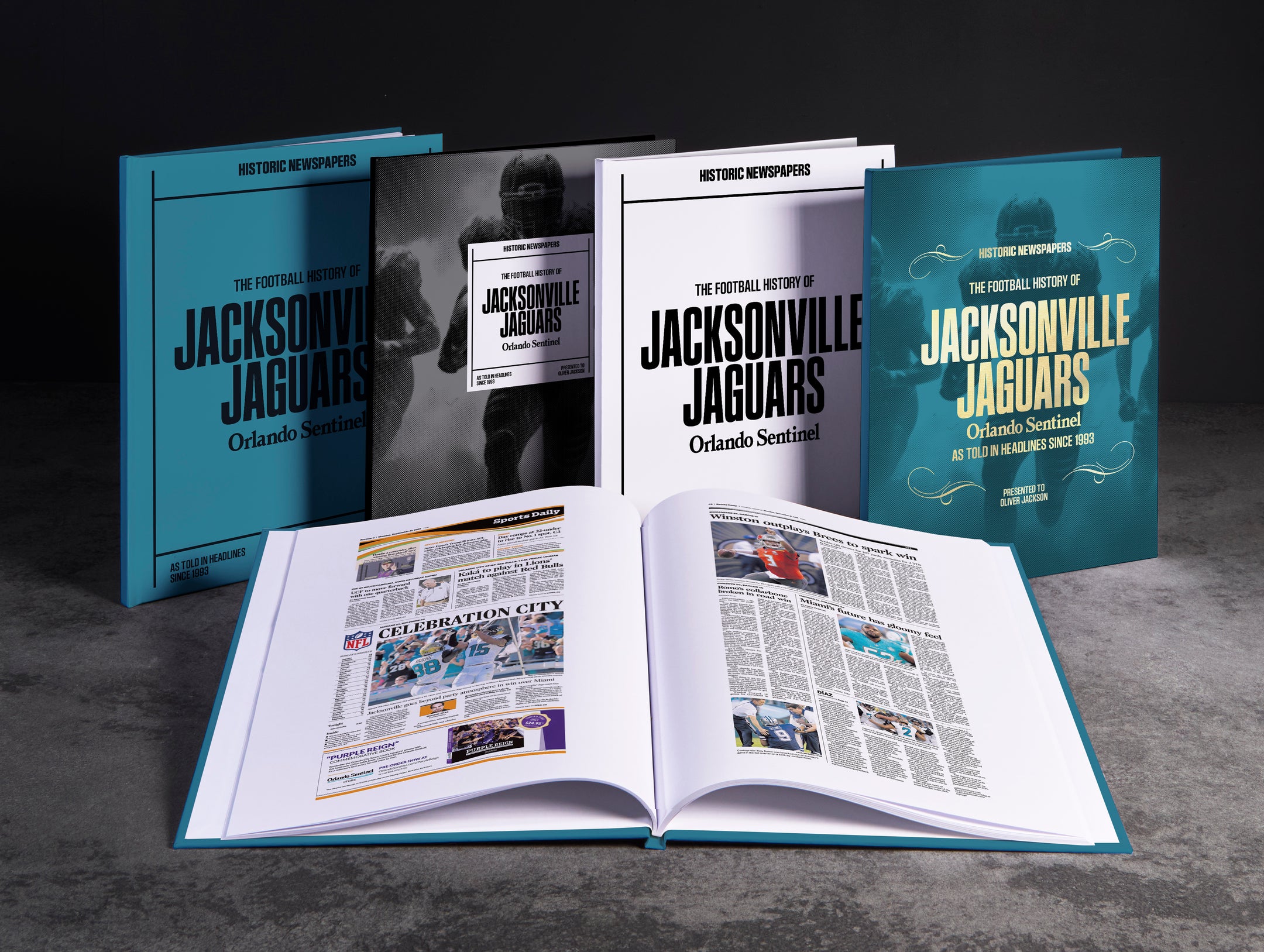 The US Football History of Jacksonville Jaguars Orlando Sentinel Edition Book