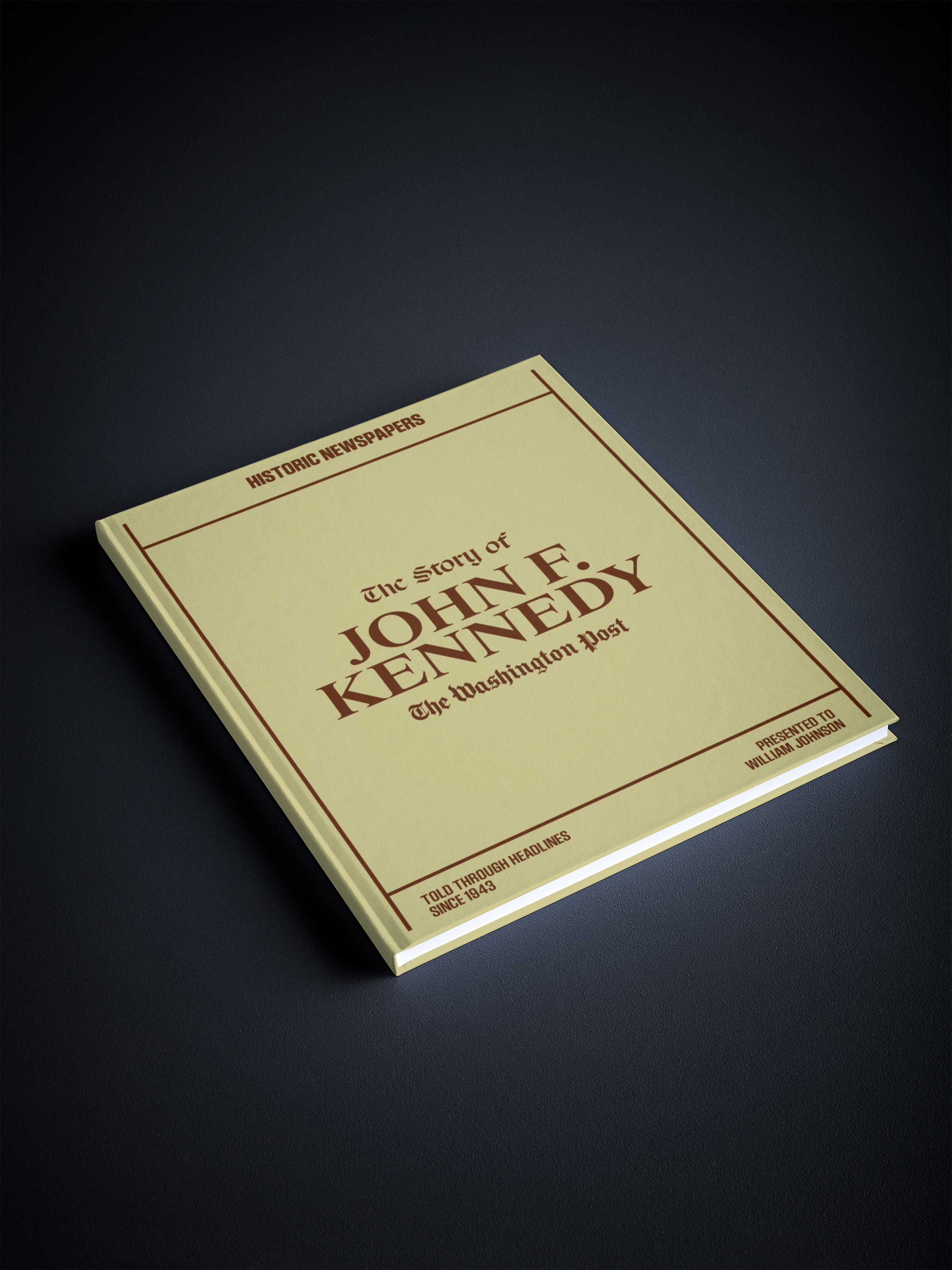 The Story of JFK Newspaper Book | Historic Newspapers