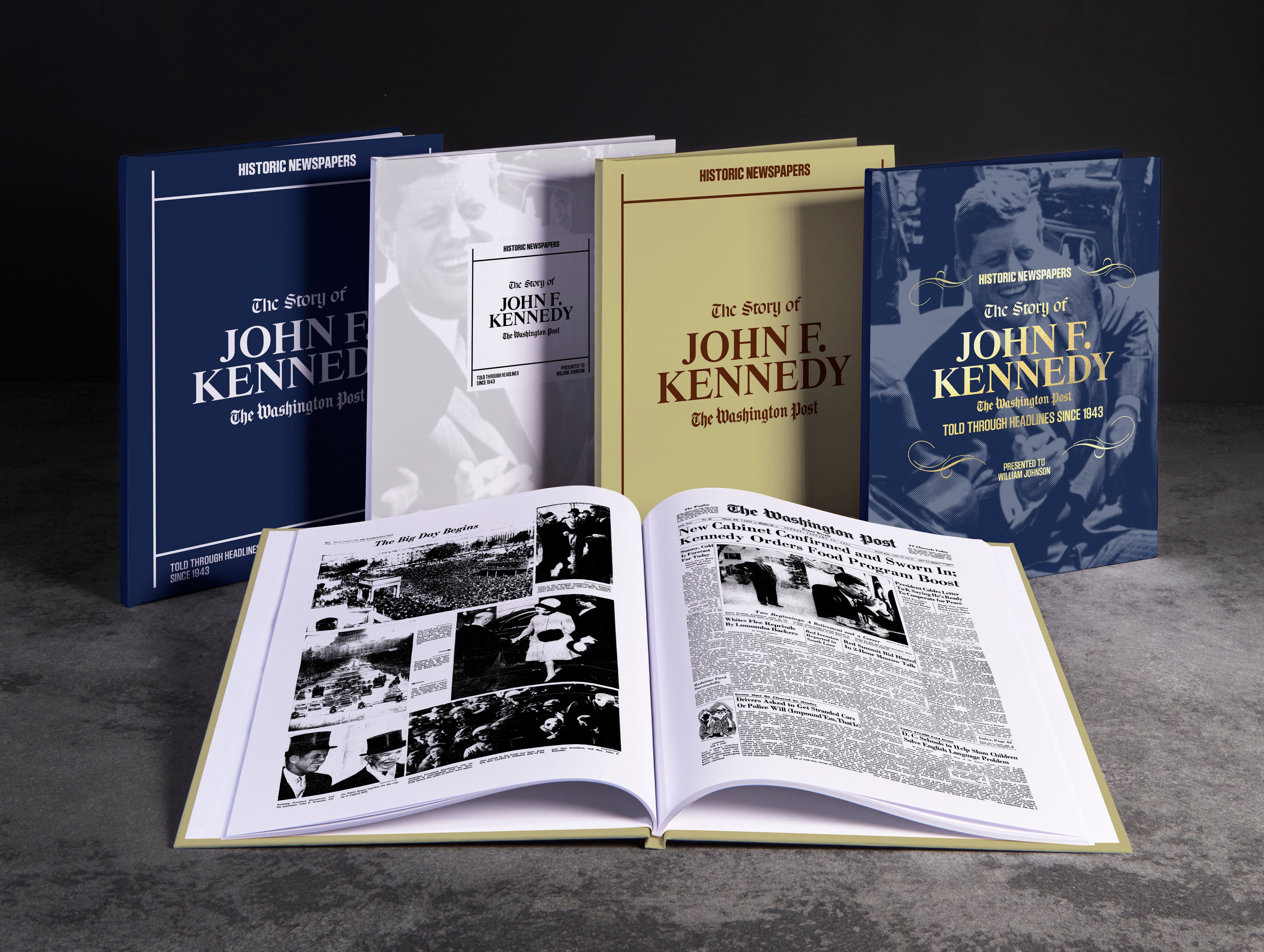 The Story of JFK Newspaper Book | Historic Newspapers