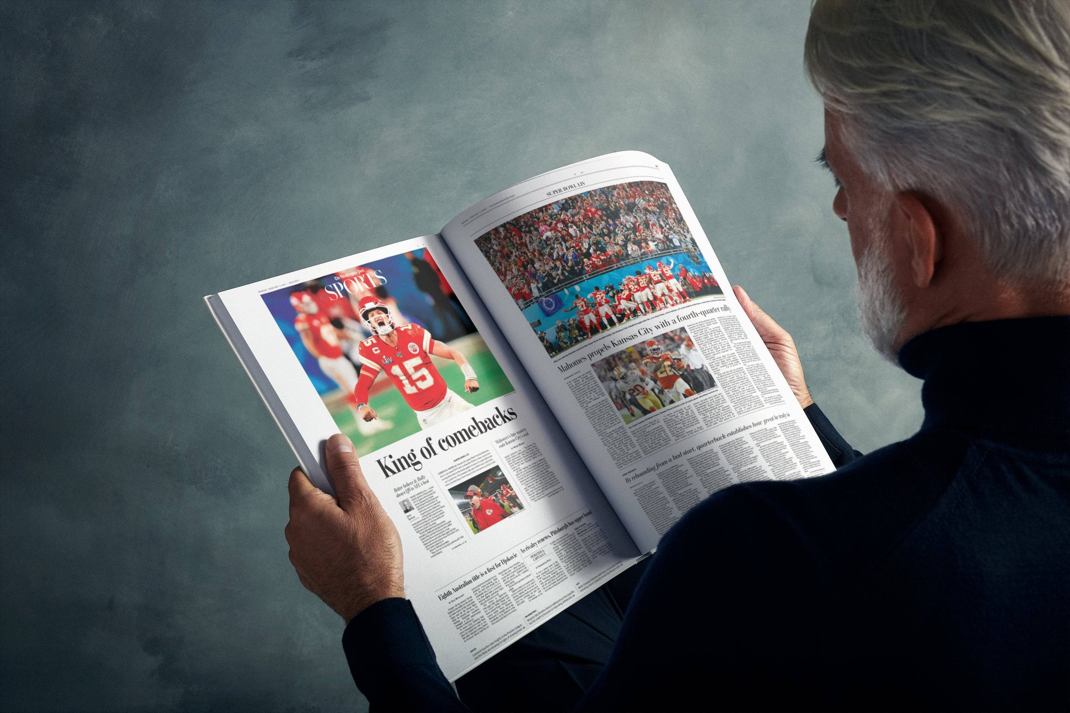 The US Football History of Kansas City Chiefs Washington Post Edition Book