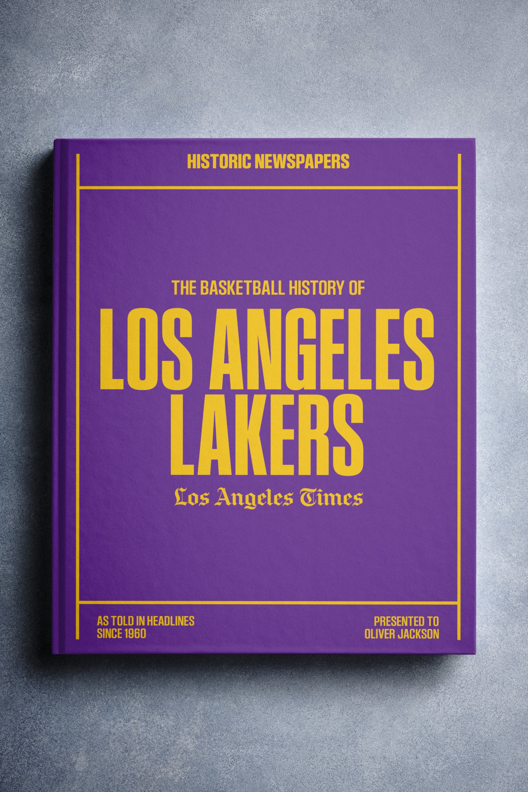 Lakers Gifts - The History of Basketball Book