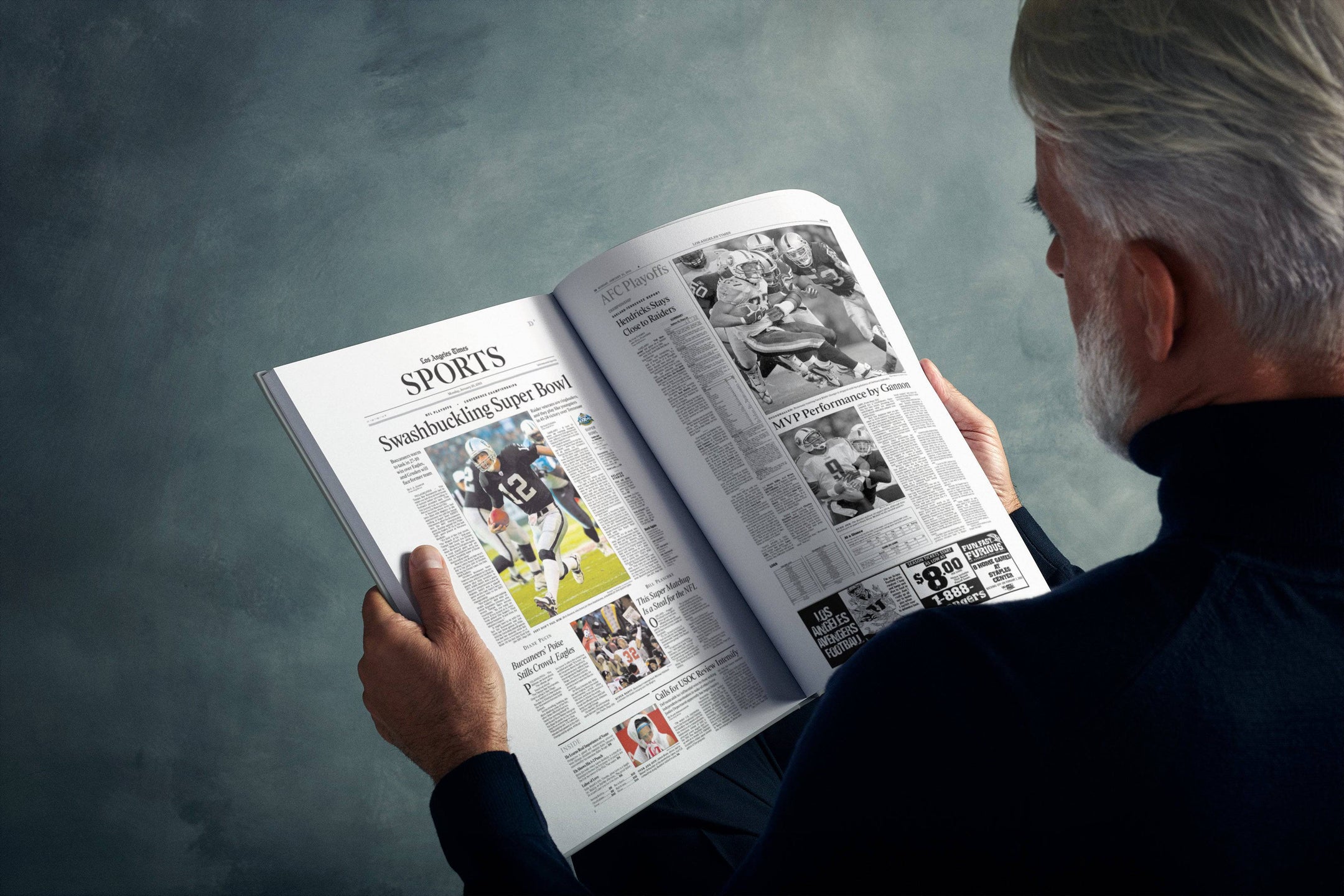 The US Football History of Las Vegas Raiders Los Angeles Times Edition Book