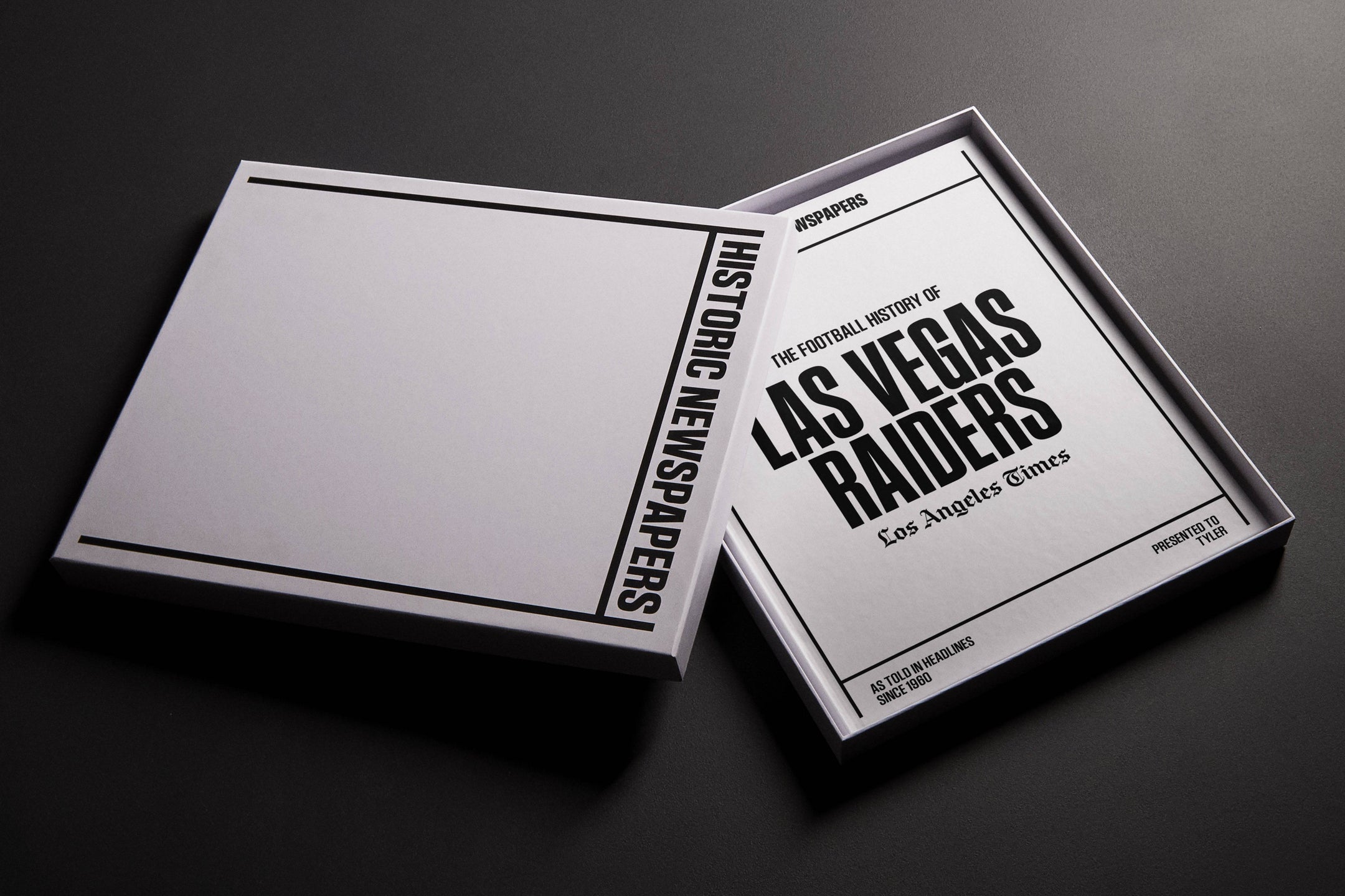 The US Football History of Las Vegas Raiders Los Angeles Times Edition Book - Historic Newspapers