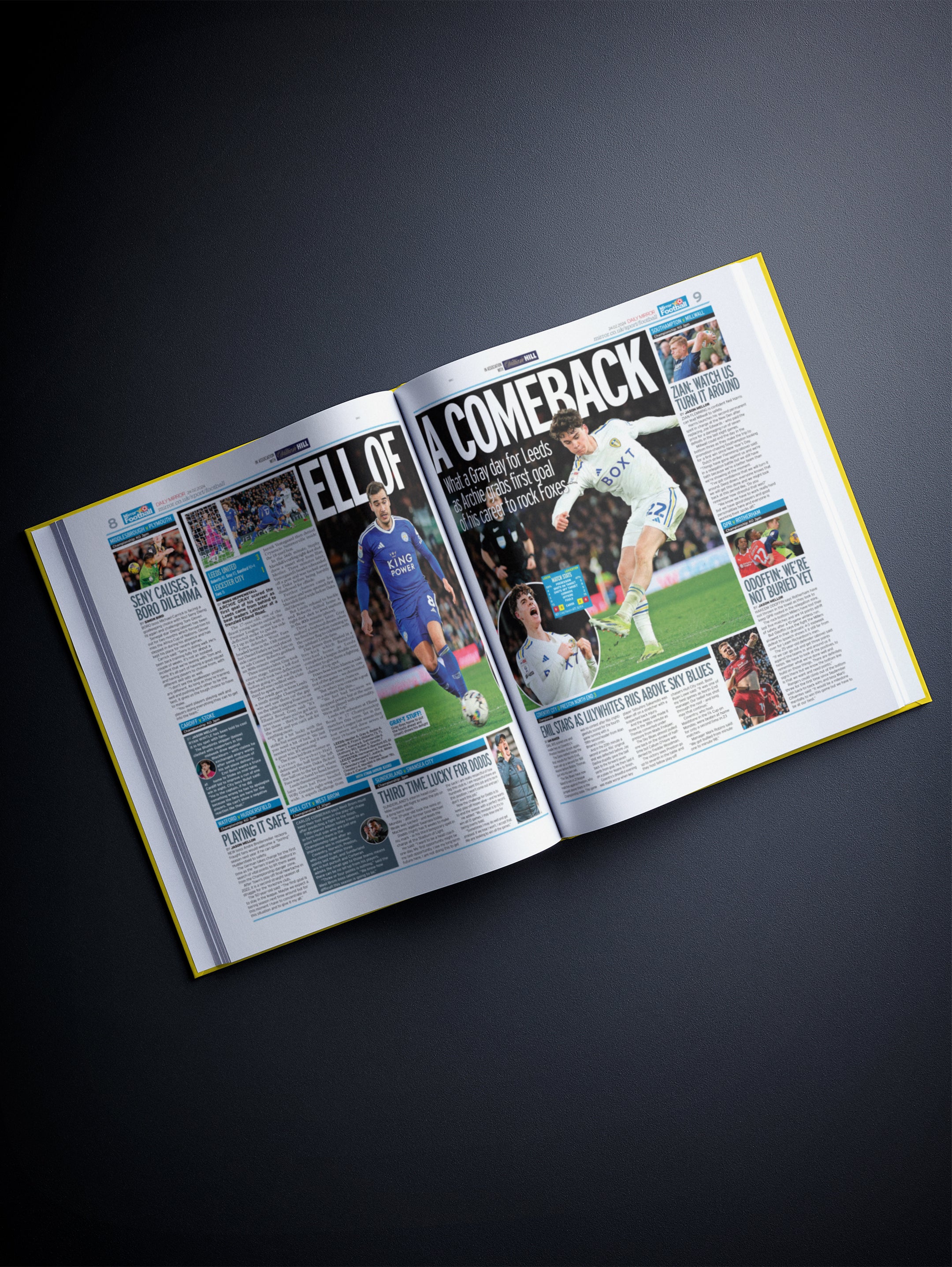 The Football History of Leeds United Book - Historic Newspapers