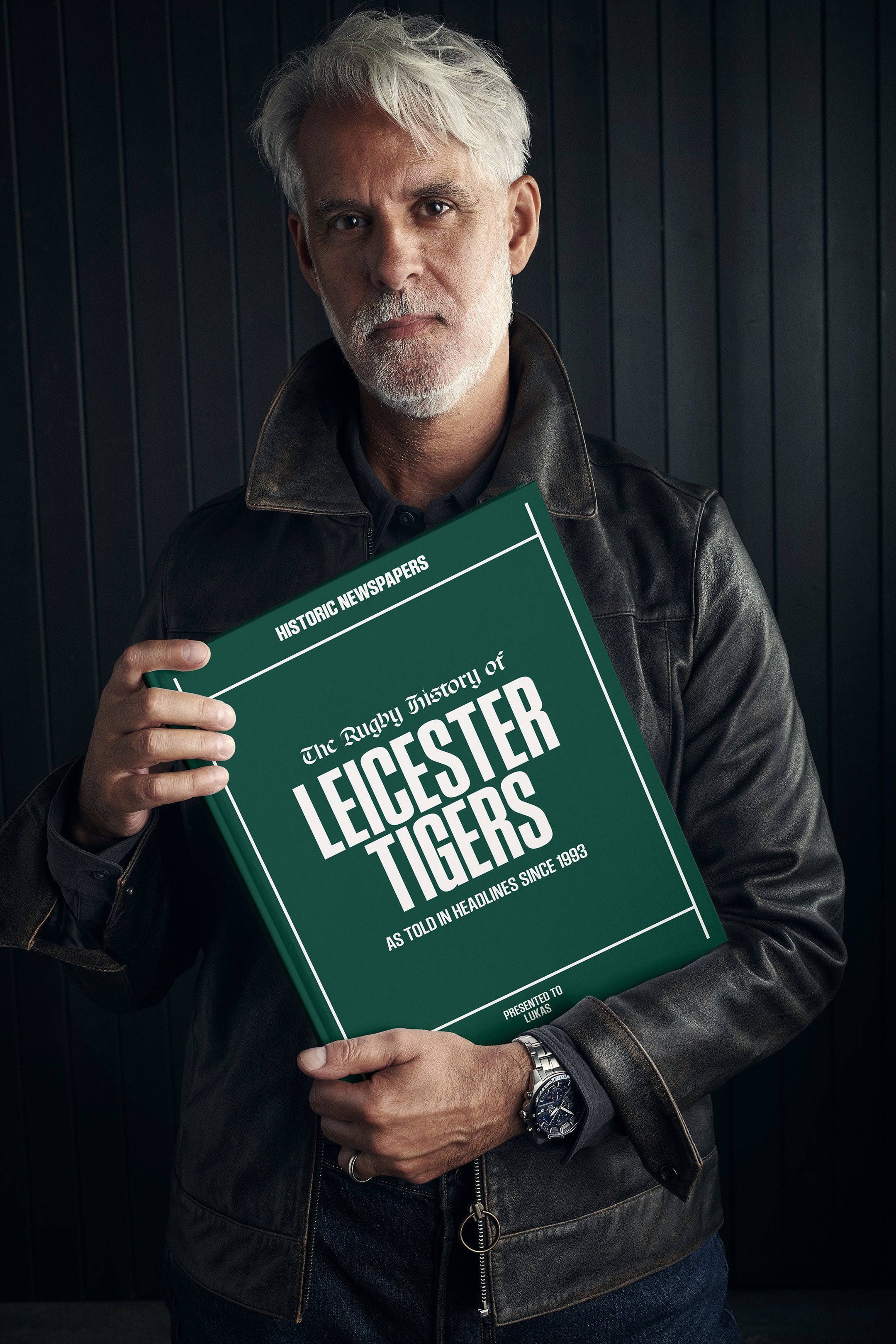 The Rugby History of Leicester Tigers Book - Historic Newspapers
