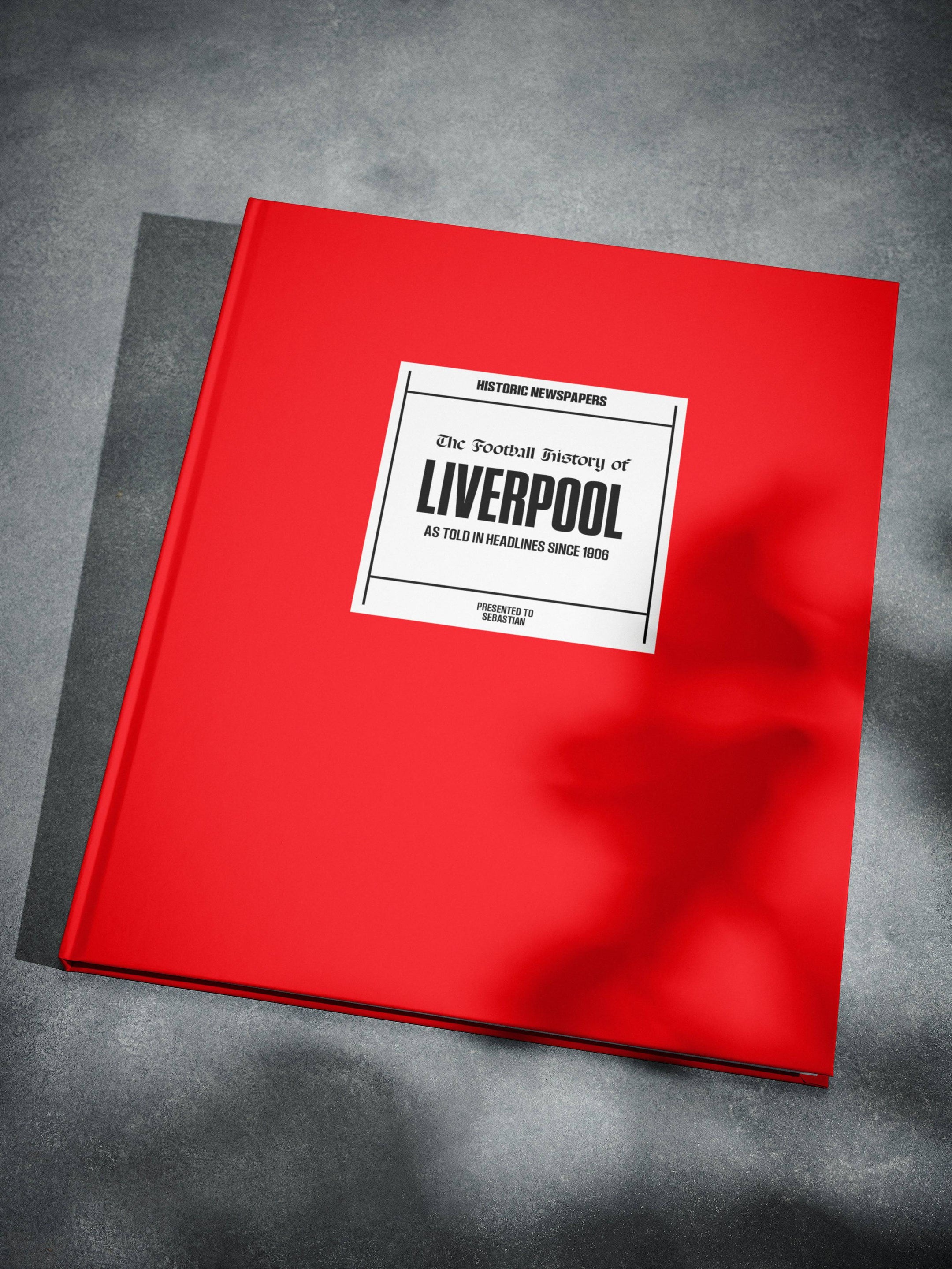 The Football History of Liverpool Book - Historic Newspapers