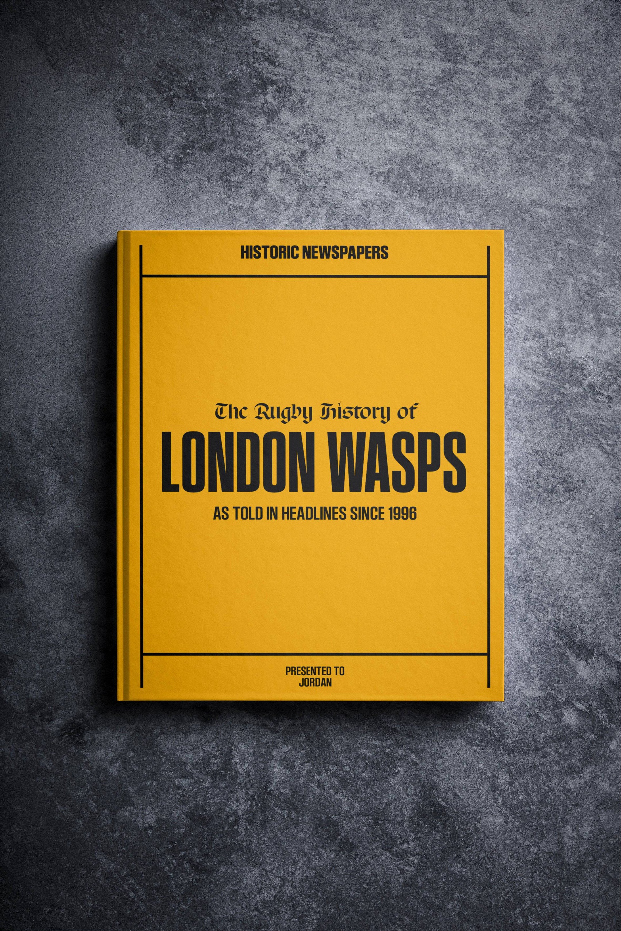 The Rugby History of London Wasps Book - Historic Newspapers