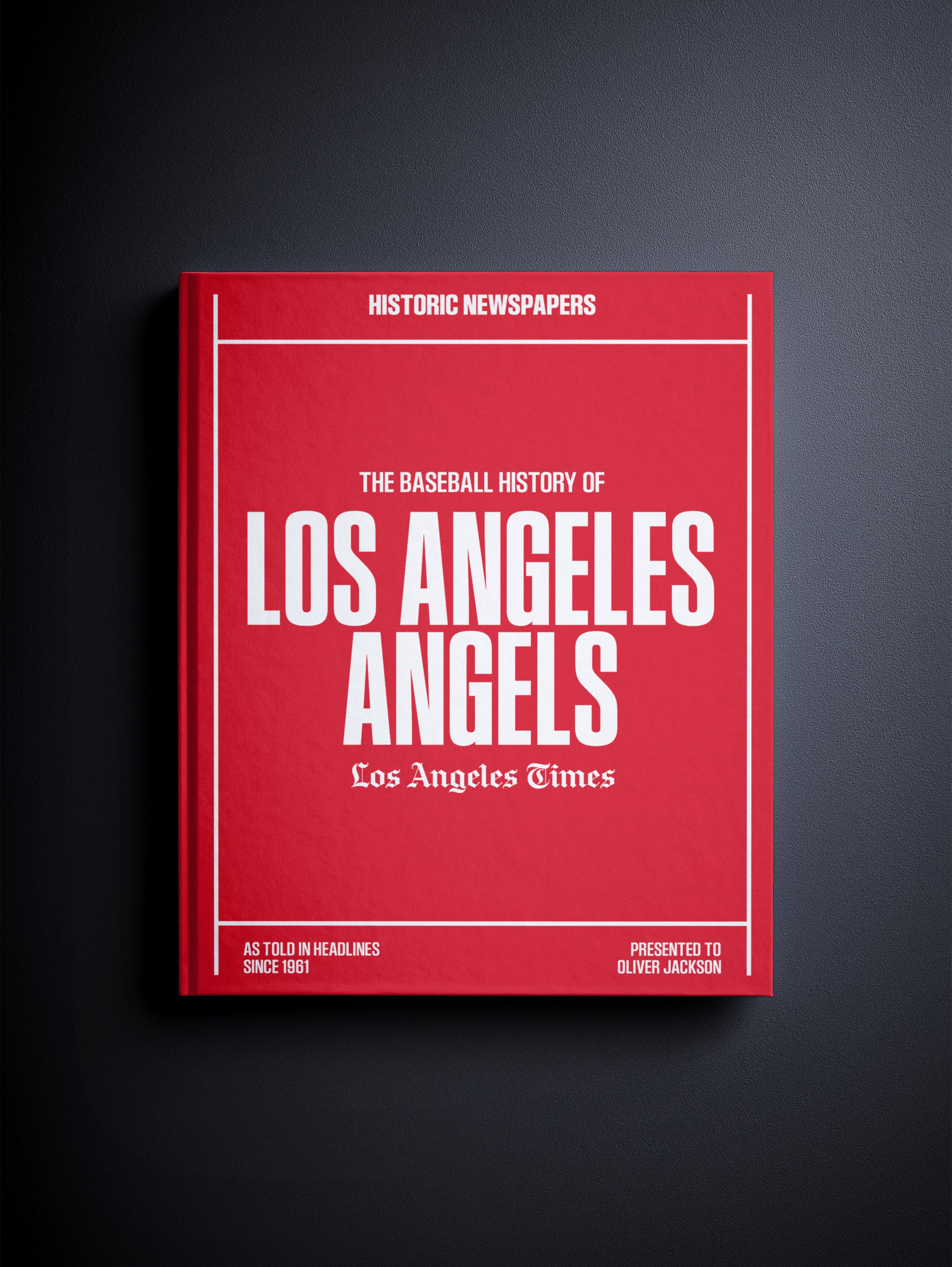 Los Angeles Angels Gifts - The History of Baseball Book