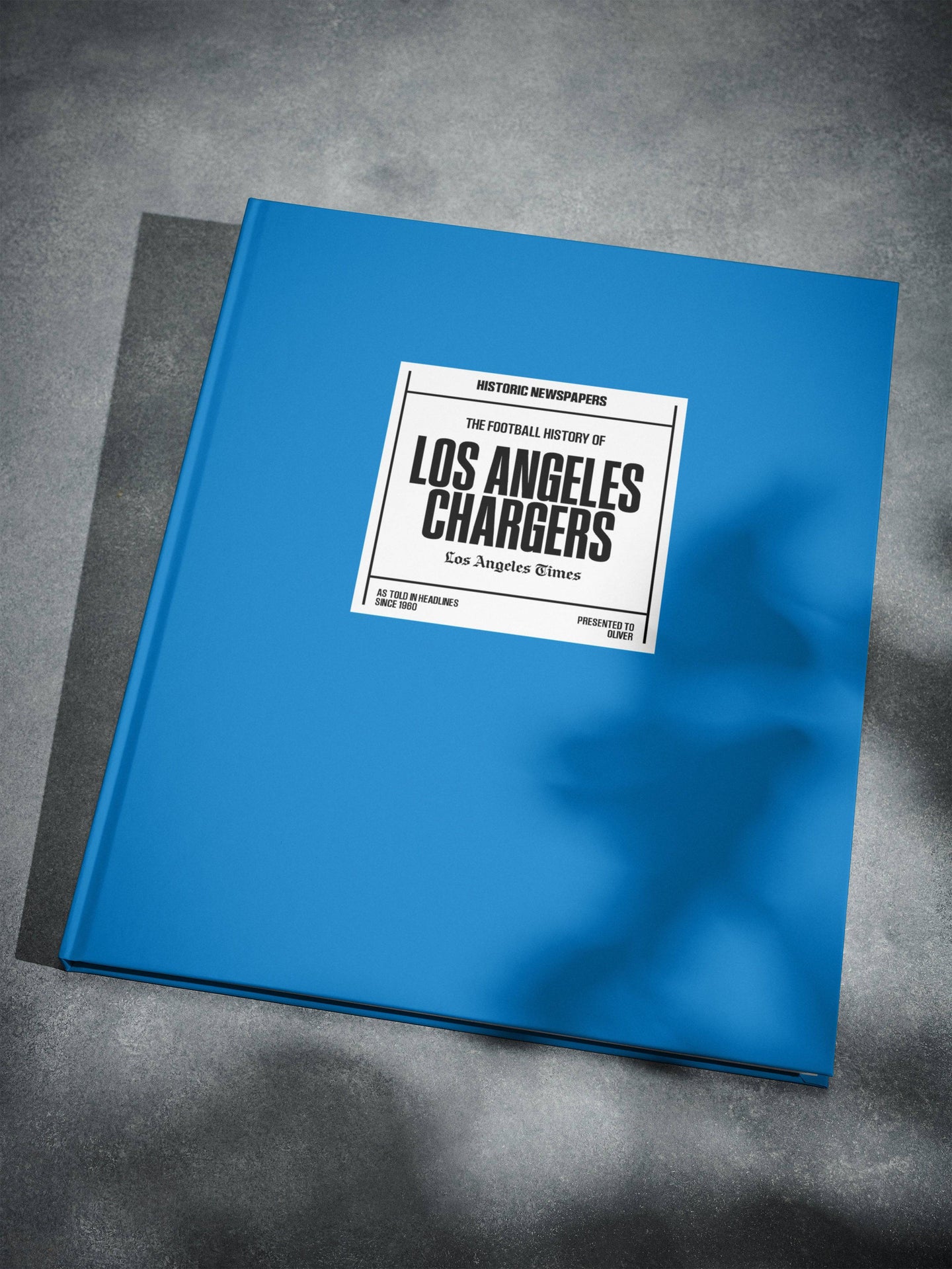 The US Football History of Los Angeles Chargers Los Angeles Times Edition Book - Historic Newspapers