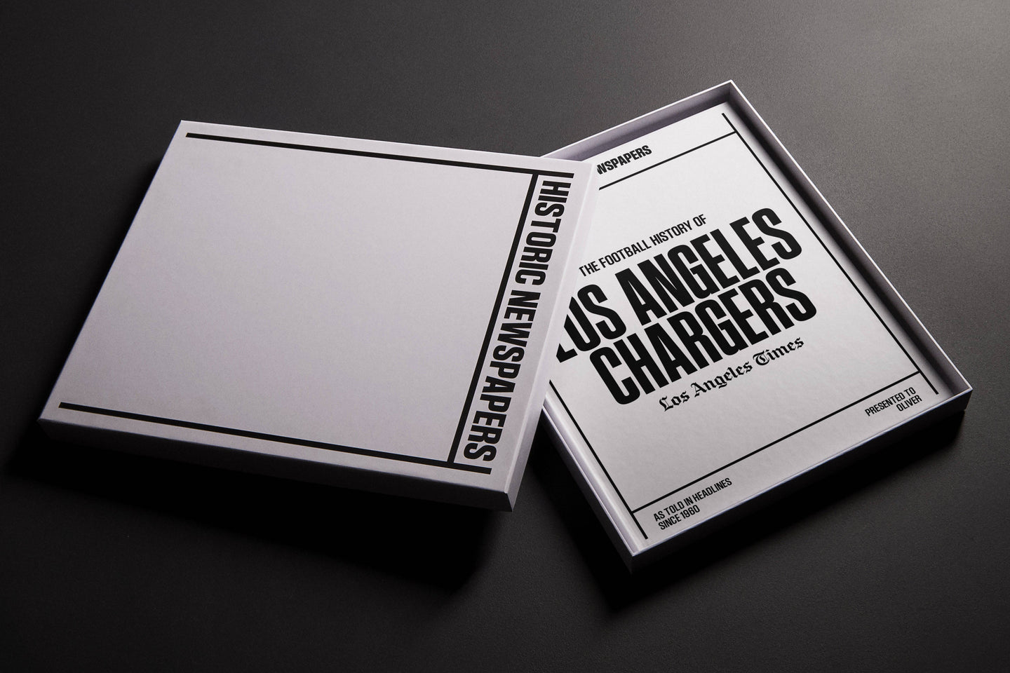 The US Football History of Los Angeles Chargers Los Angeles Times Edition Book - Historic Newspapers