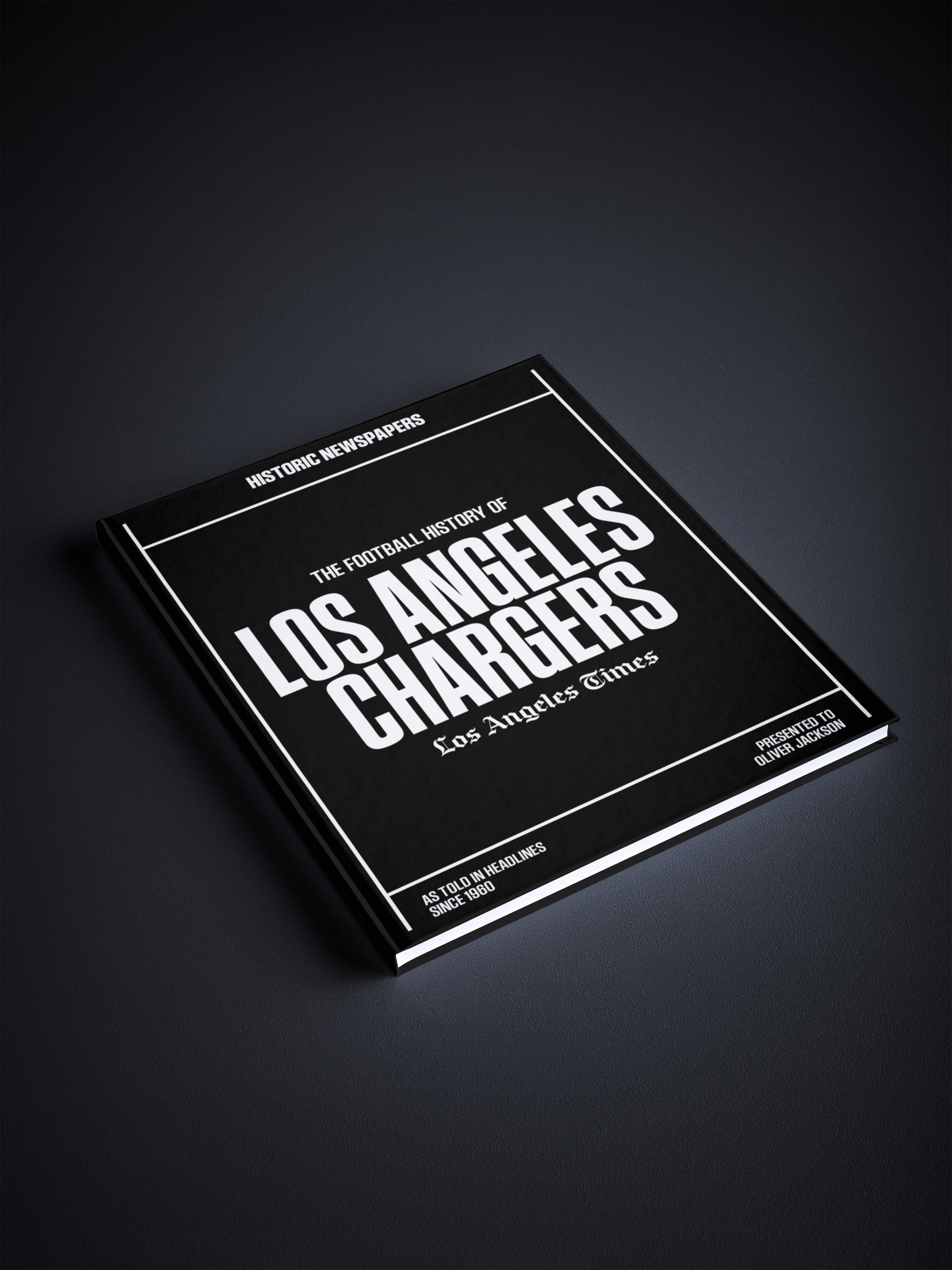 Los Angeles Chargers Gifts - Football History Book
