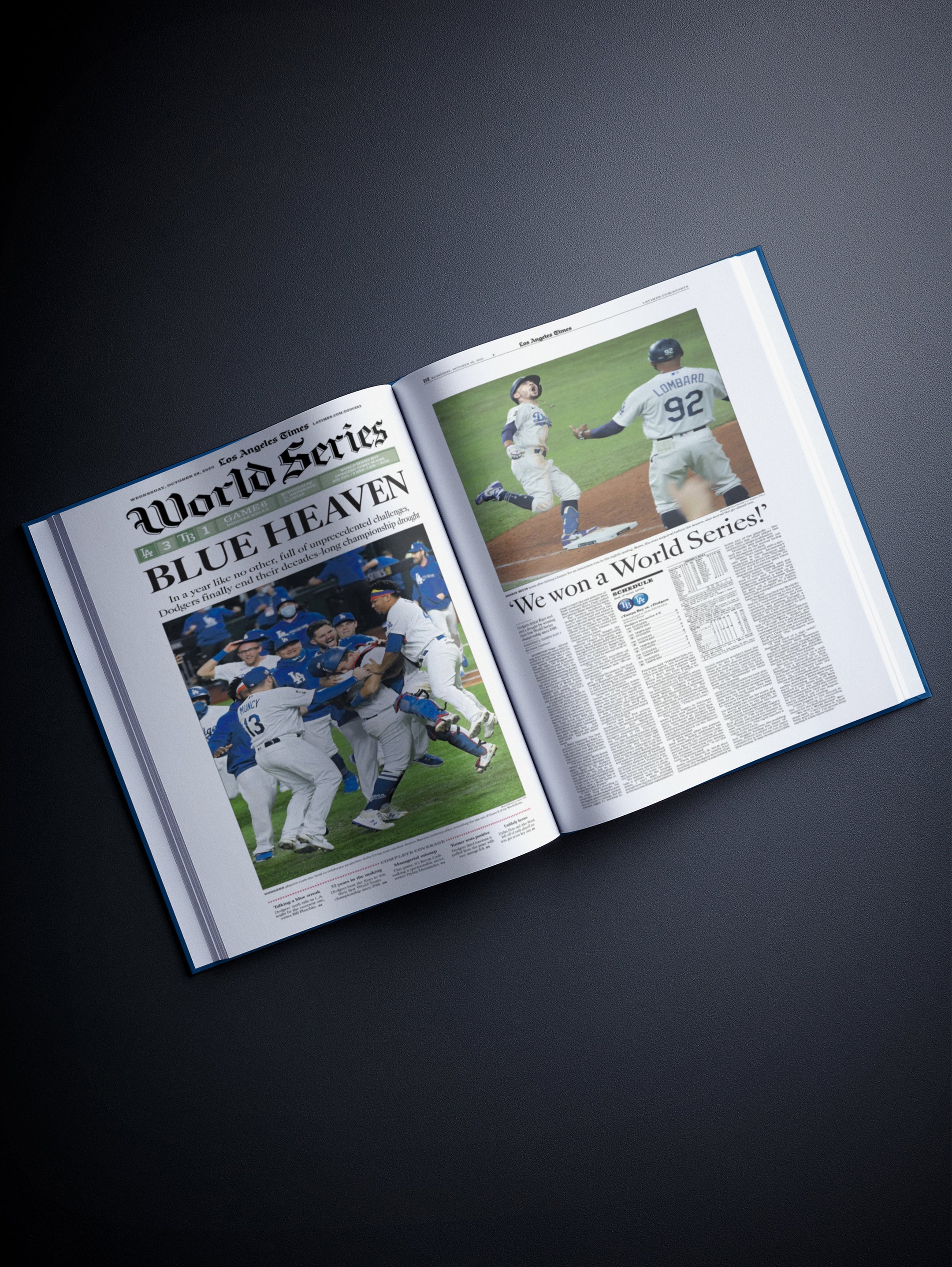 The Baseball History of Los Angeles Dodgers Los Angeles Times Edition - Historic Newspapers