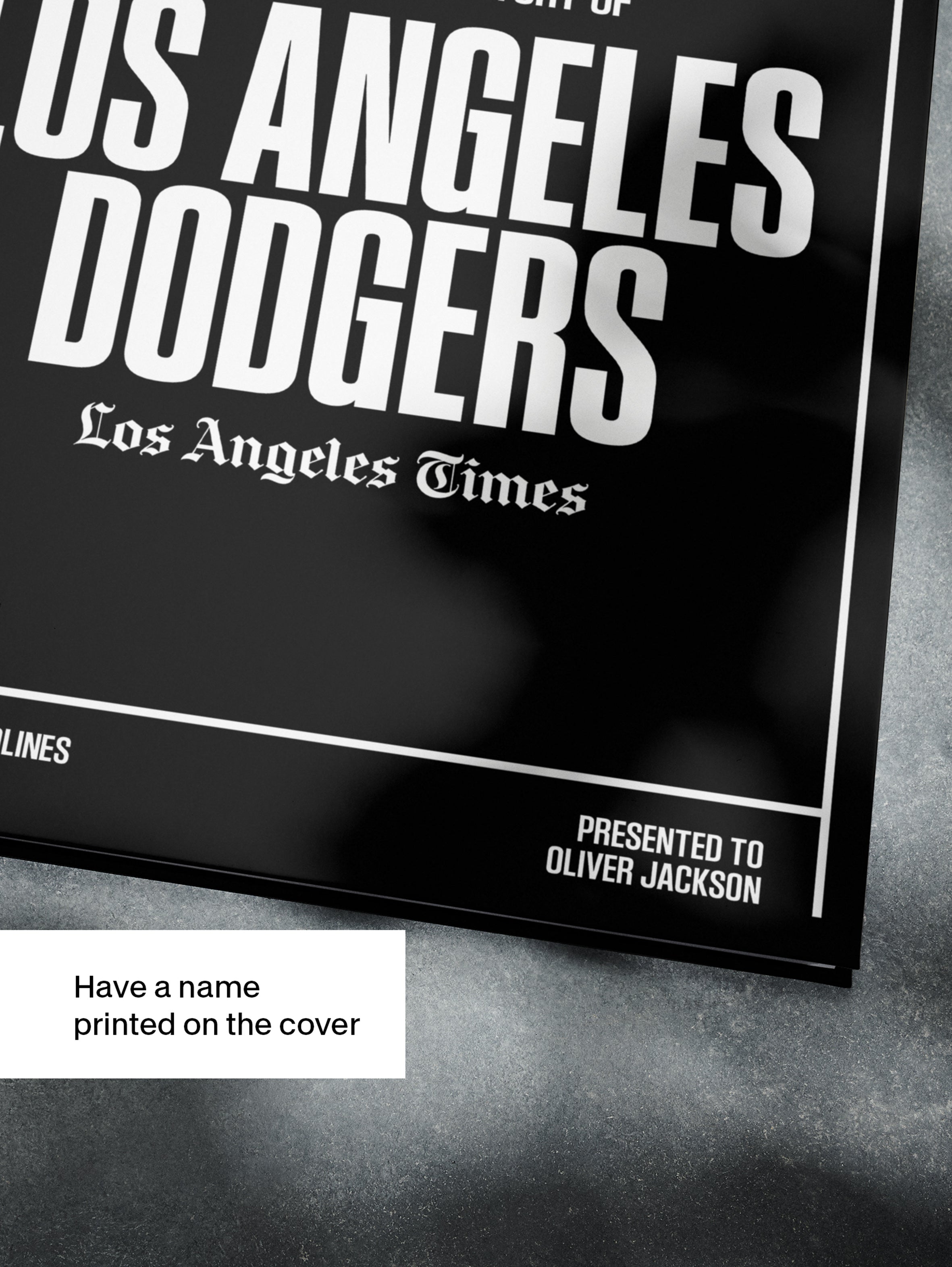 Los Angeles Dodgers Gifts - The History Of Baseball Book