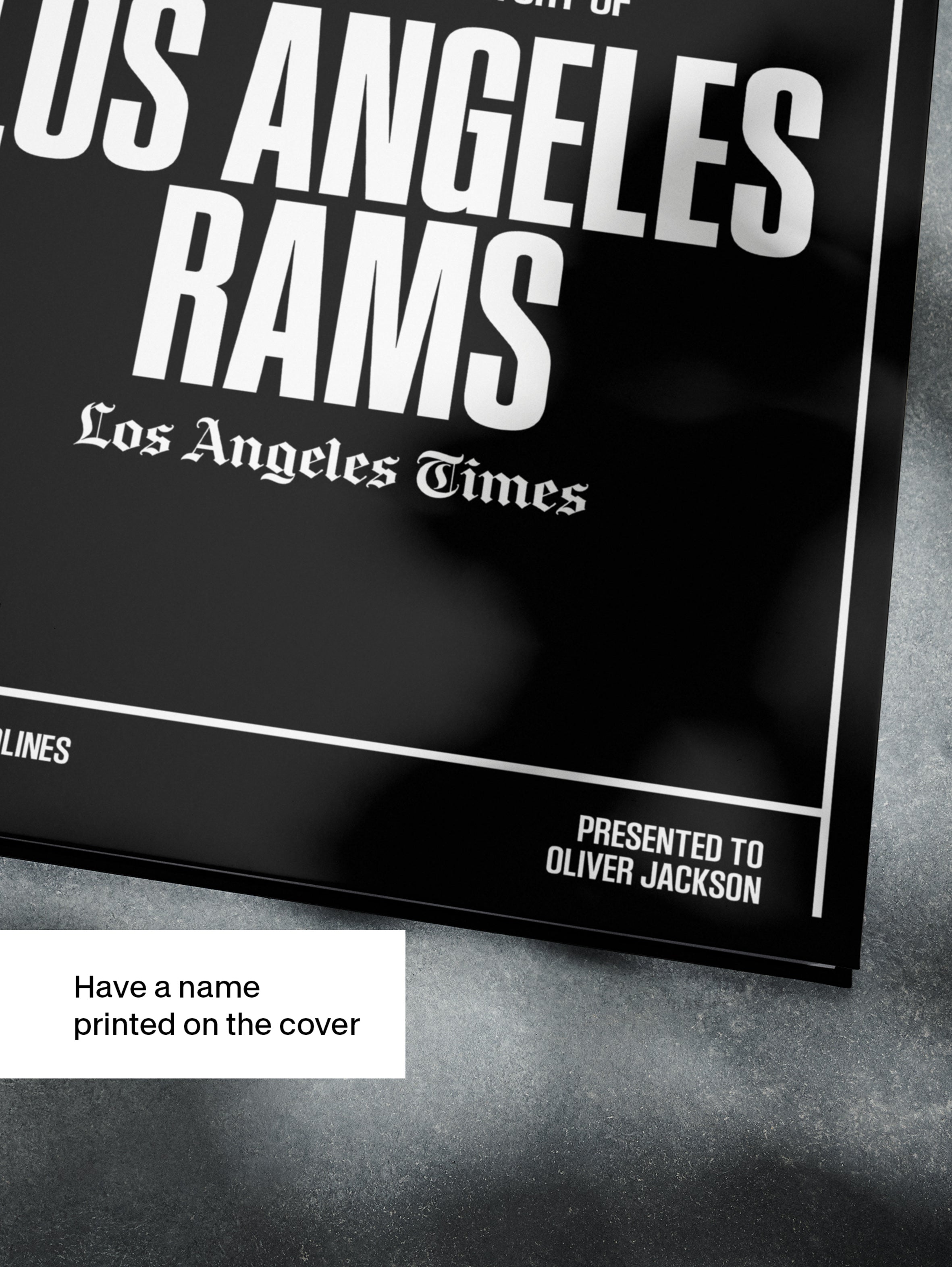 Los Angeles Rams Gifts - Football History Book