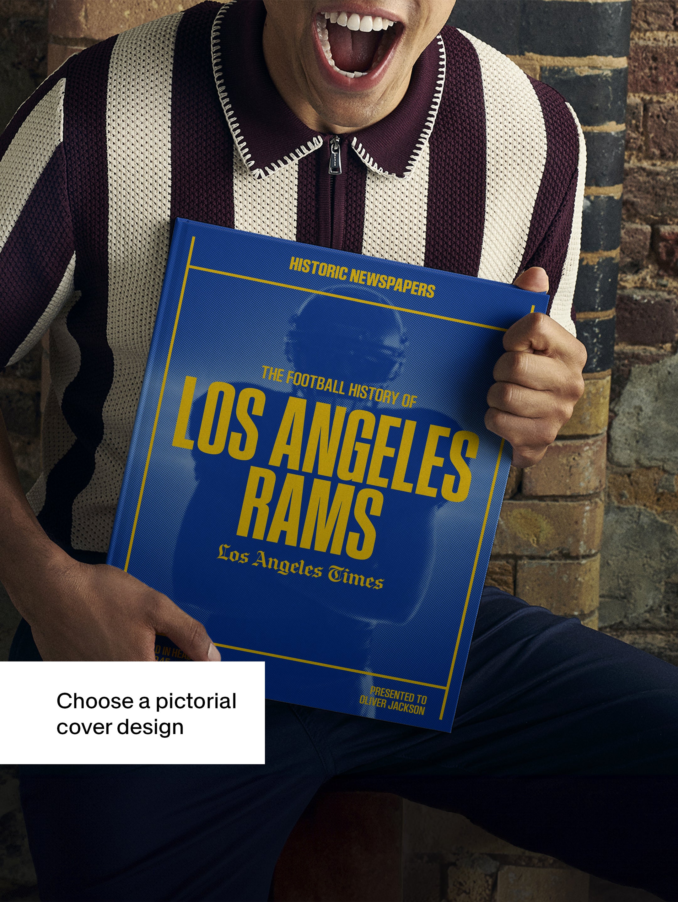 The US Football History of Los Angeles Rams Los Angeles Times Edition Book - Historic Newspapers