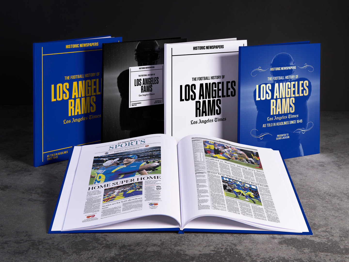 The Football History of Los Angeles Rams Los Angeles Times Edition Book
