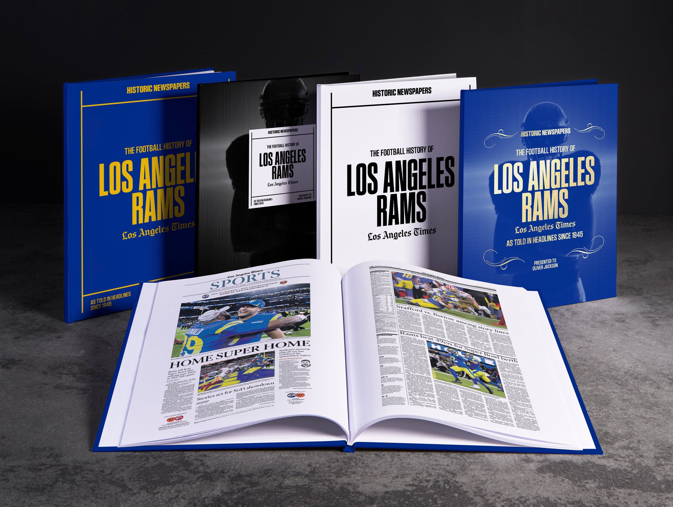 The US Football History of Los Angeles Rams Los Angeles Times Edition Book