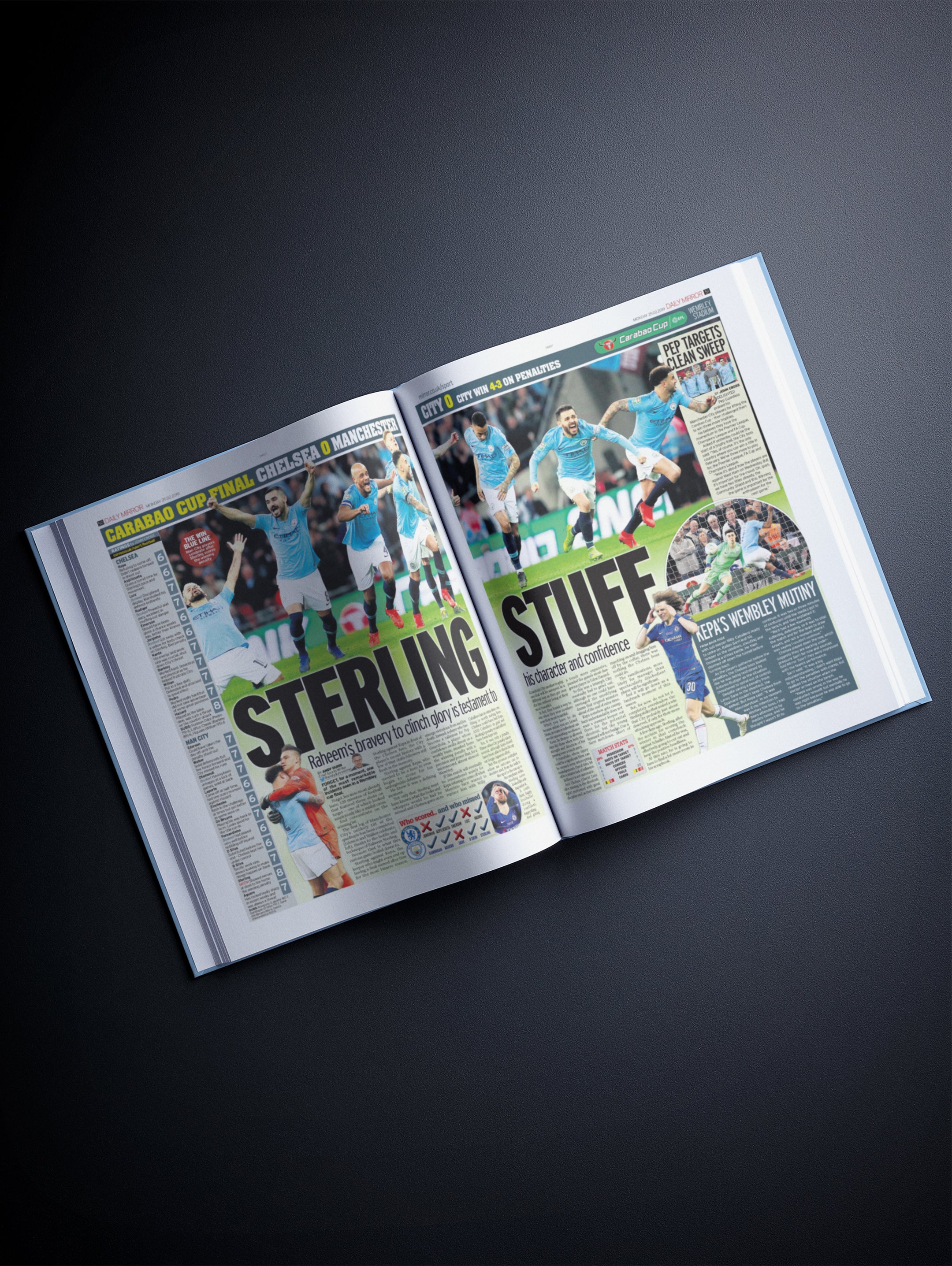 The Football History of Manchester City Book - Historic Newspapers