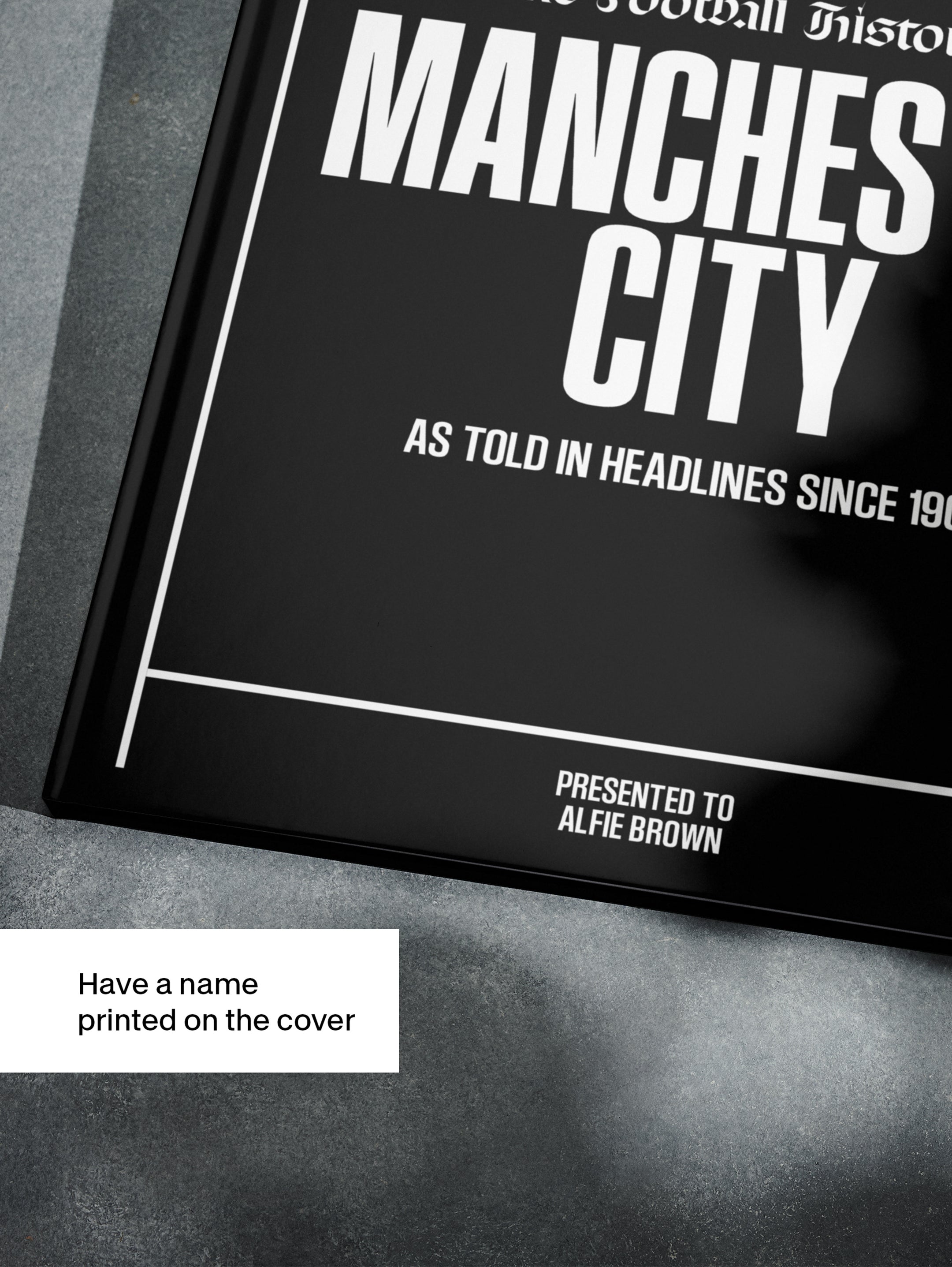 The Football History of Manchester City Book - Historic Newspapers